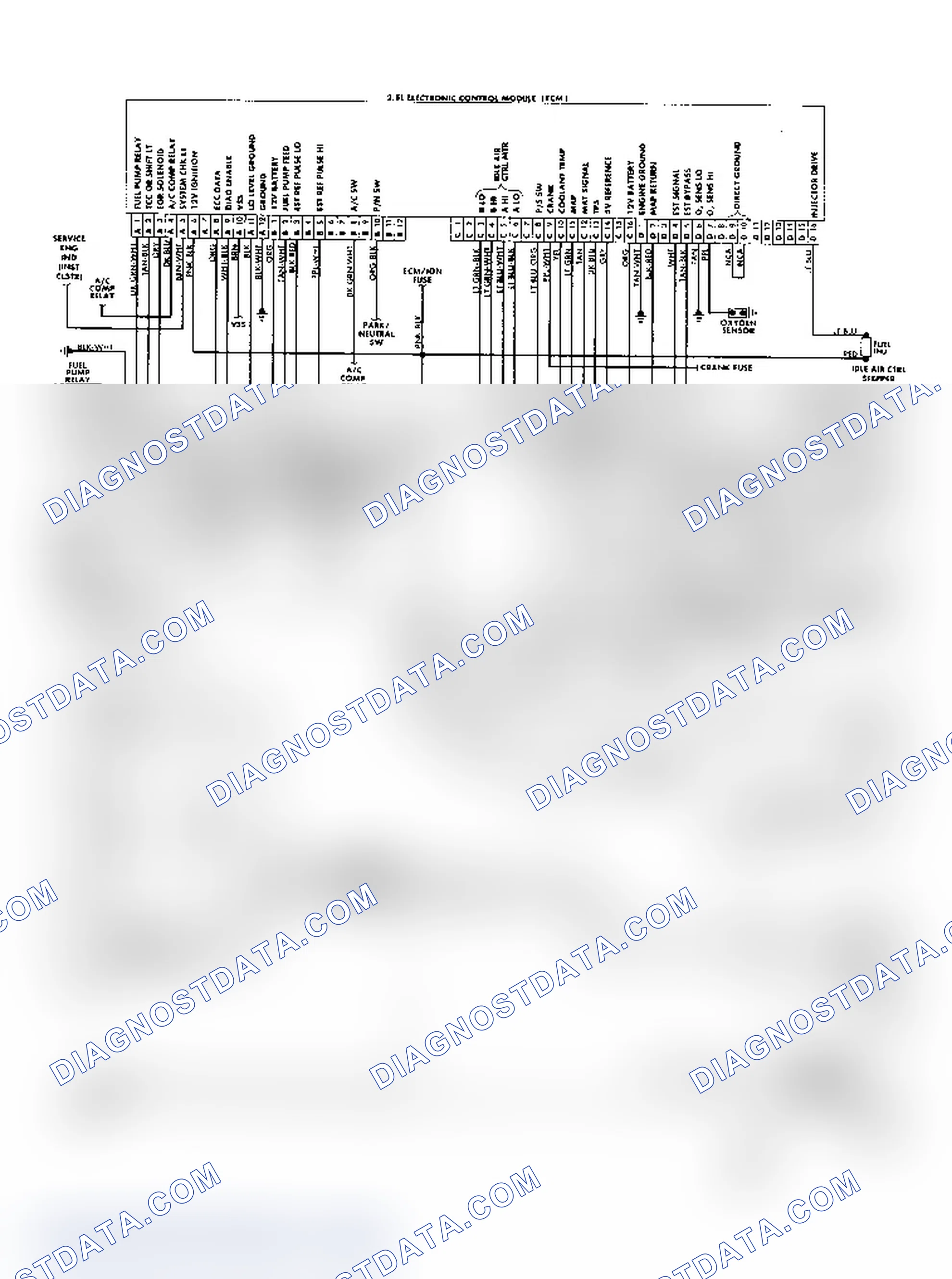 Scheme 155: "S/T" Series (2.5L) Wiring Diagram