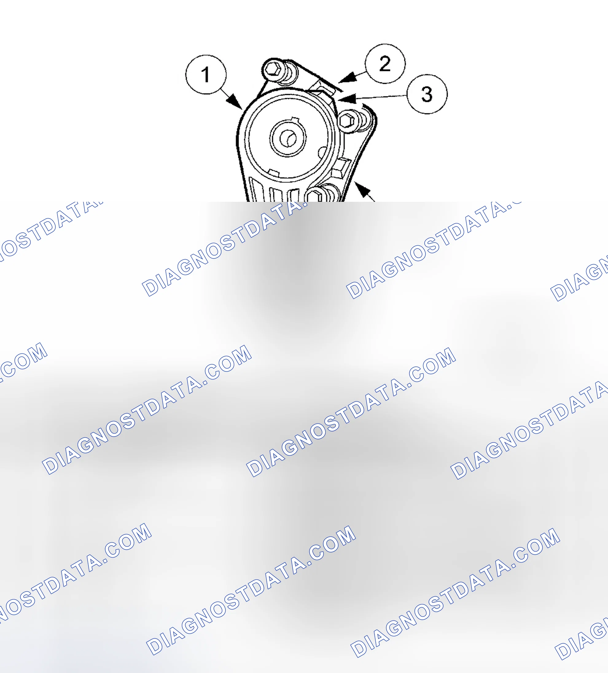 Scheme 24: Drive Belt Tensioner - 4.6L, 5.4L, 6.8L (non-A/C shown, A/C similar)