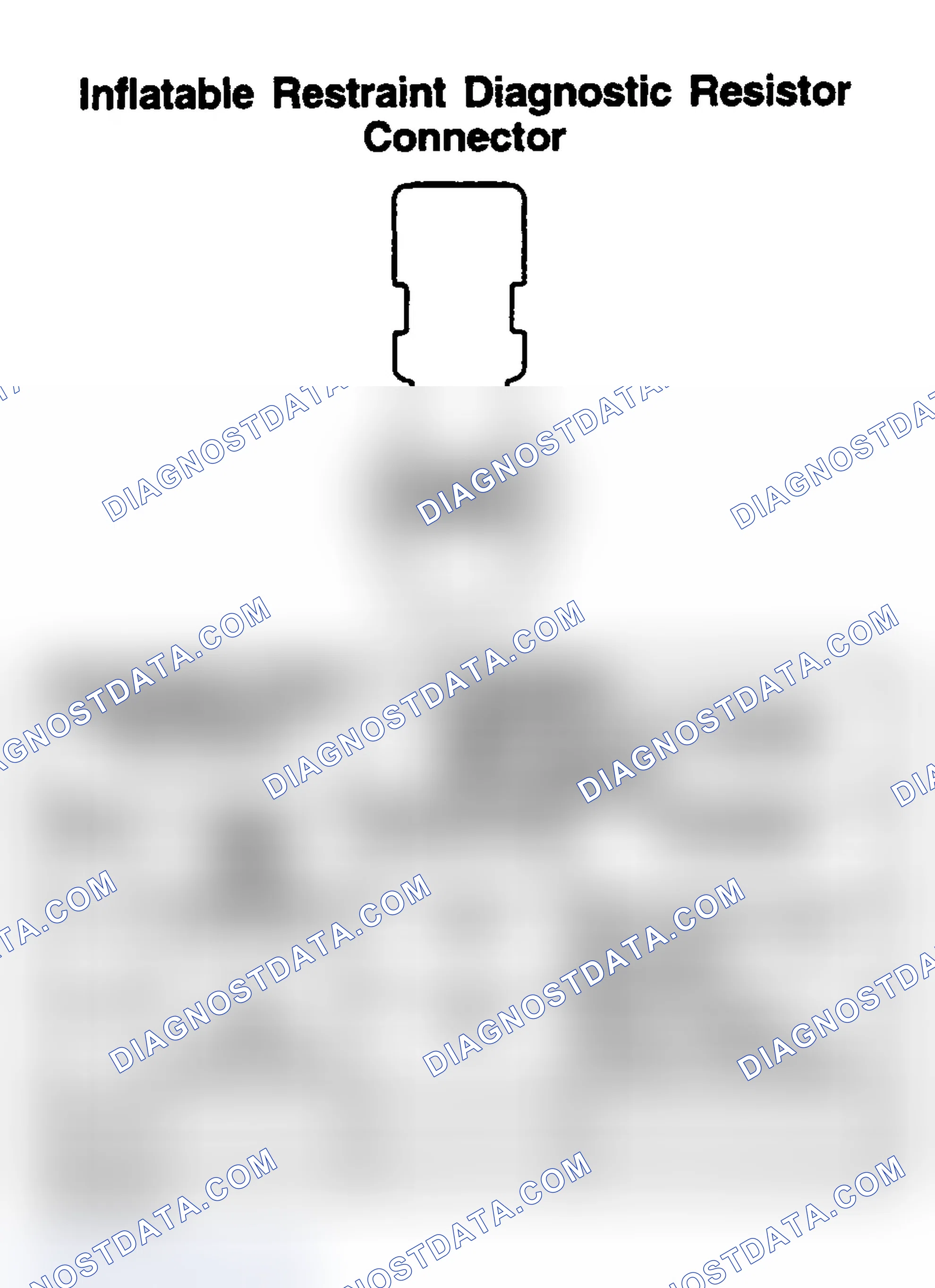 Scheme 188: INFLATABLE RESTRAINT DIAGNOSTIC RESISTOR