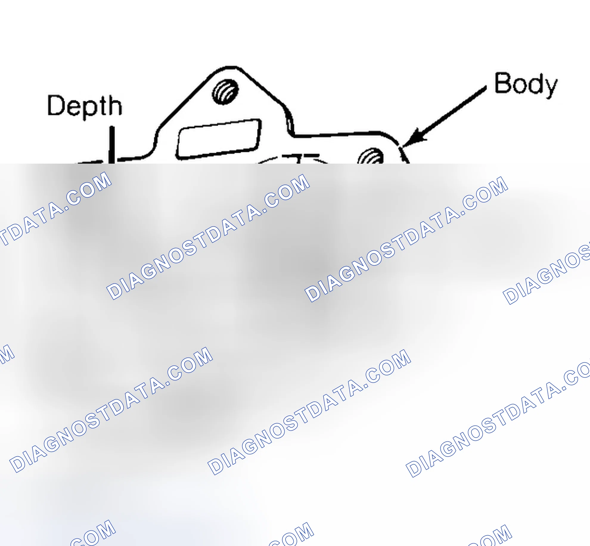 Scheme 35: Measuring Oil Pump Gear Cavity