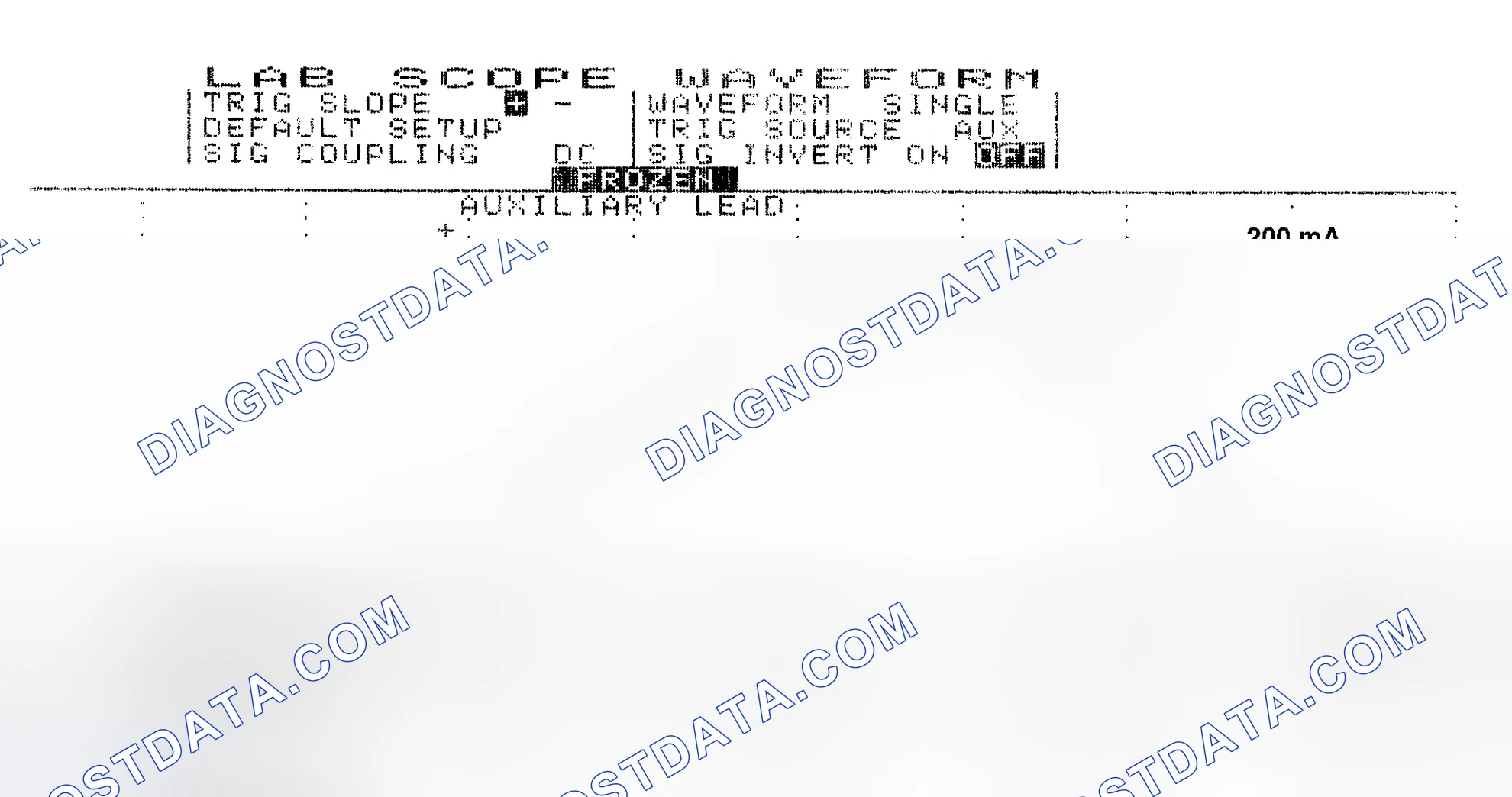Scheme 13: Single Injector w/Normal Current Flow - Current Pattern