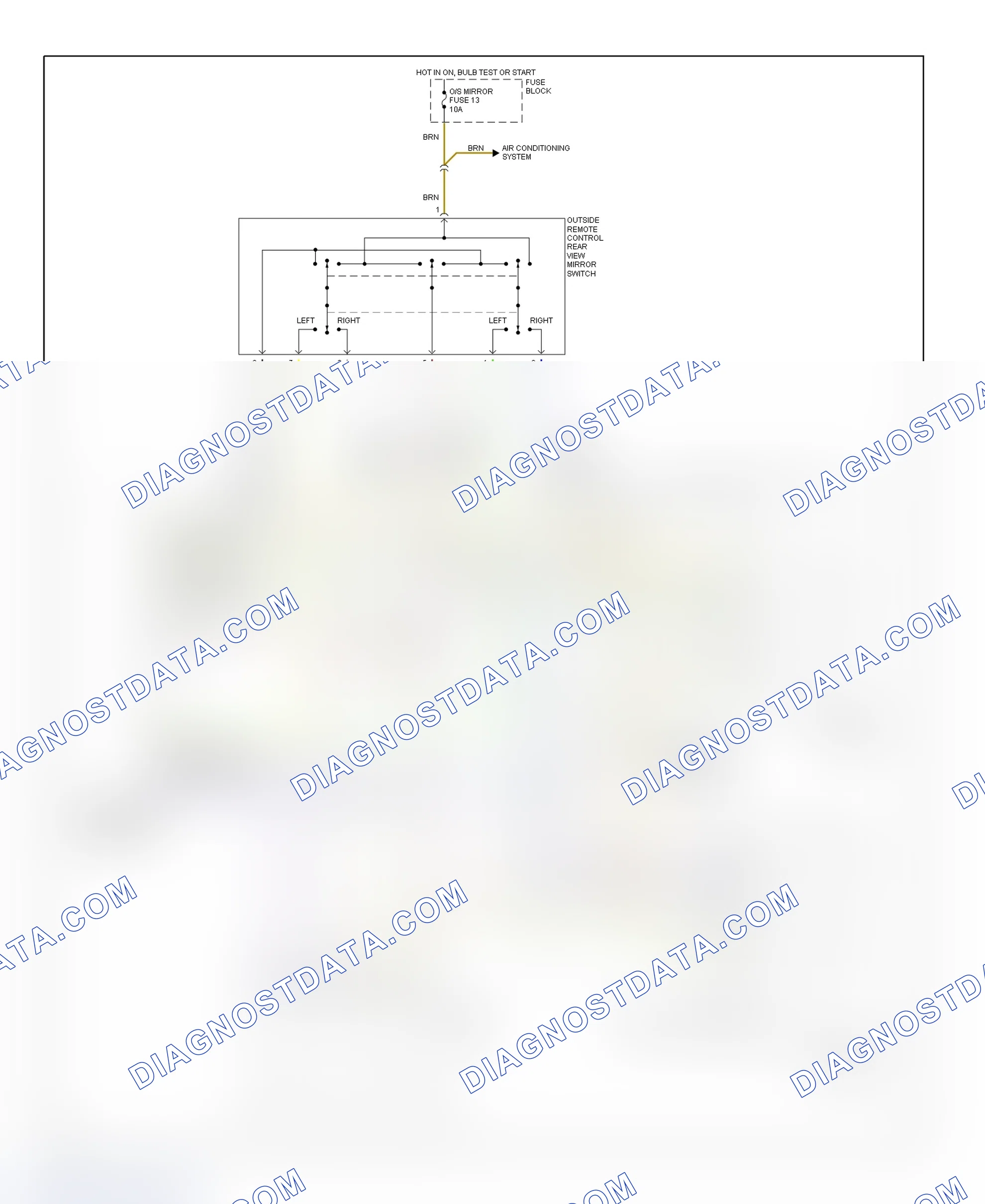 Scheme 5: Memory System Wiring Diagram (Catera 2 Of 2)
