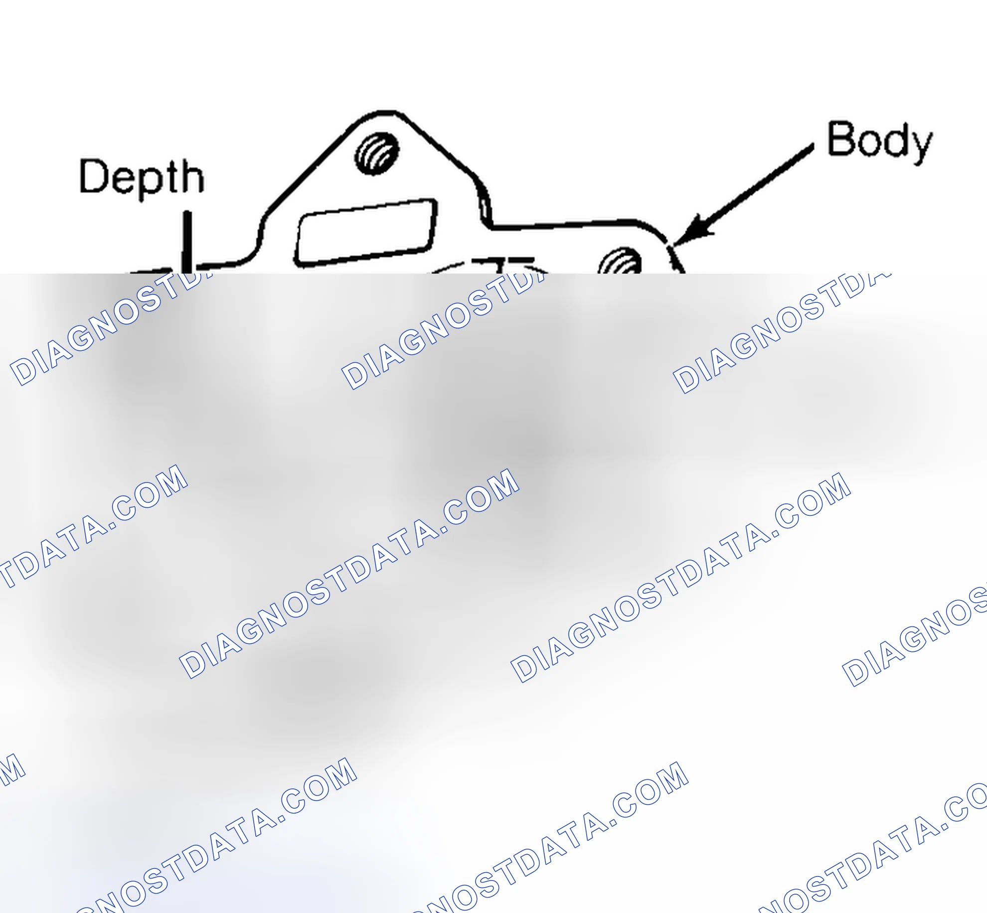 Scheme 35: Measuring Oil Pump Gear Cavity
