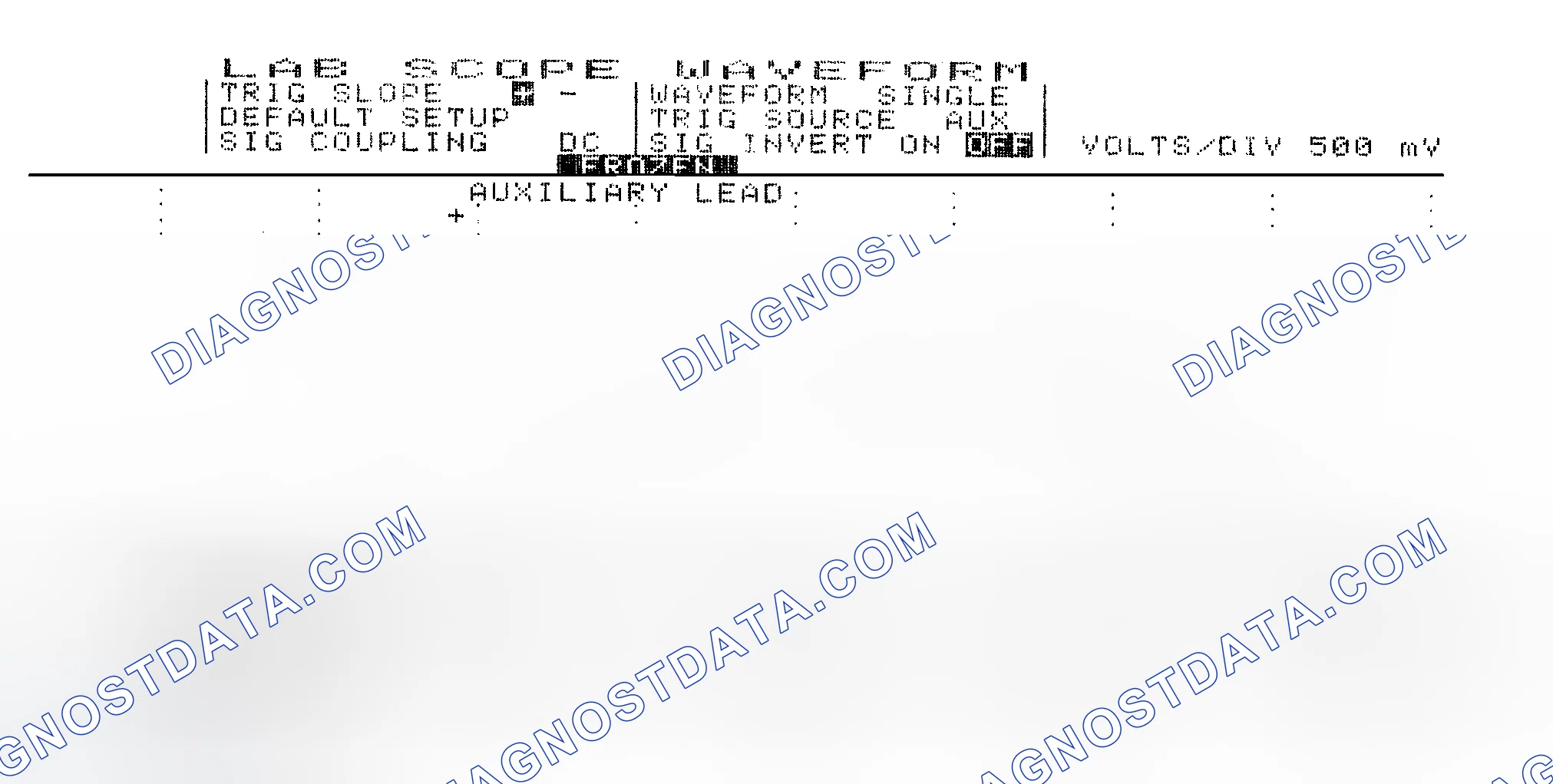 Scheme 14: Single Injector w/Excessive Current Flow - Current Pattern