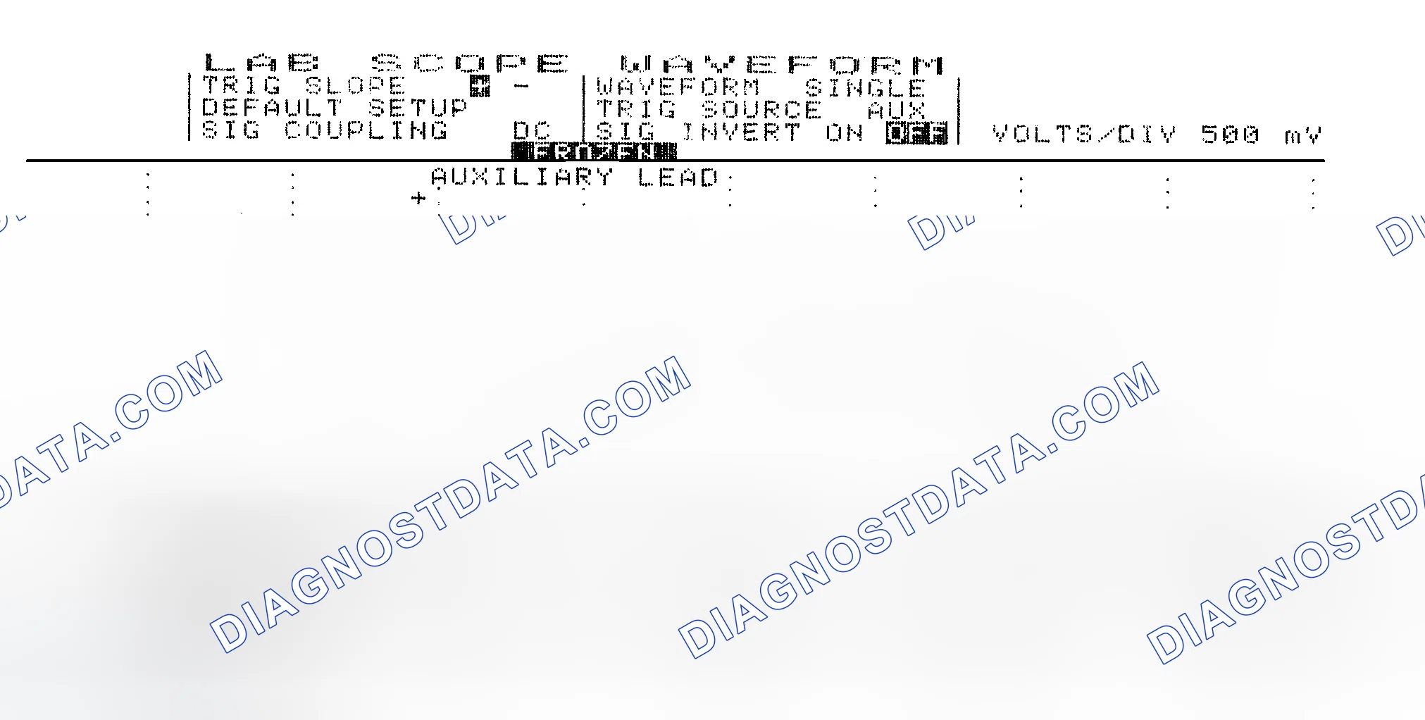 Scheme 14: Single Injector w/Excessive Current Flow - Current Pattern