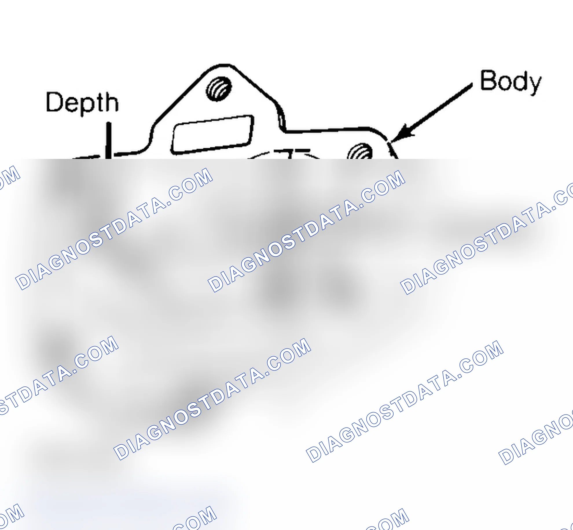 Scheme 35: Measuring Oil Pump Gear Cavity
