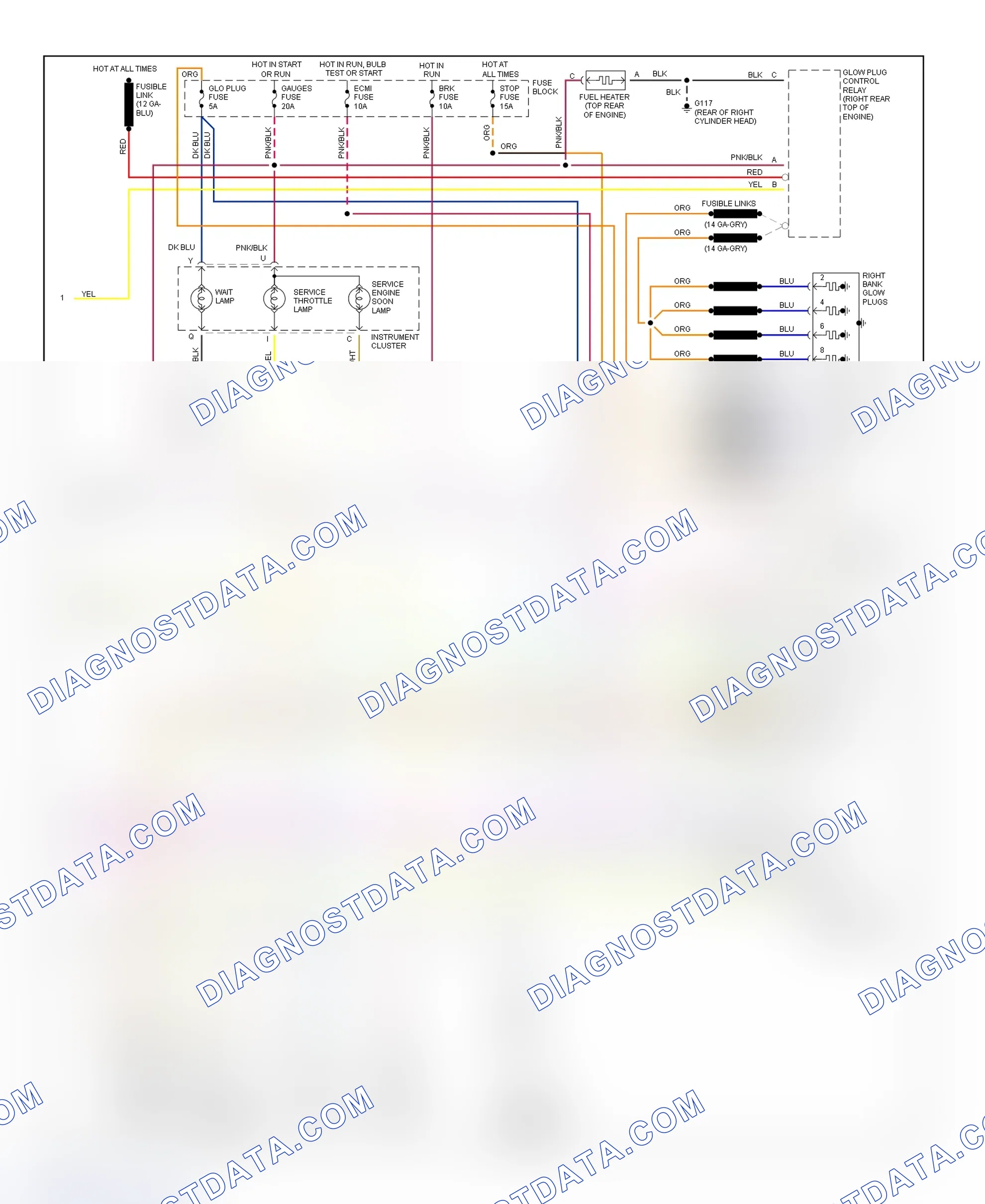 Scheme 129: Wiring Diagram (Pickup, Sierra Pickup & Van - 6.5L VIN P - 2 Of 2)
