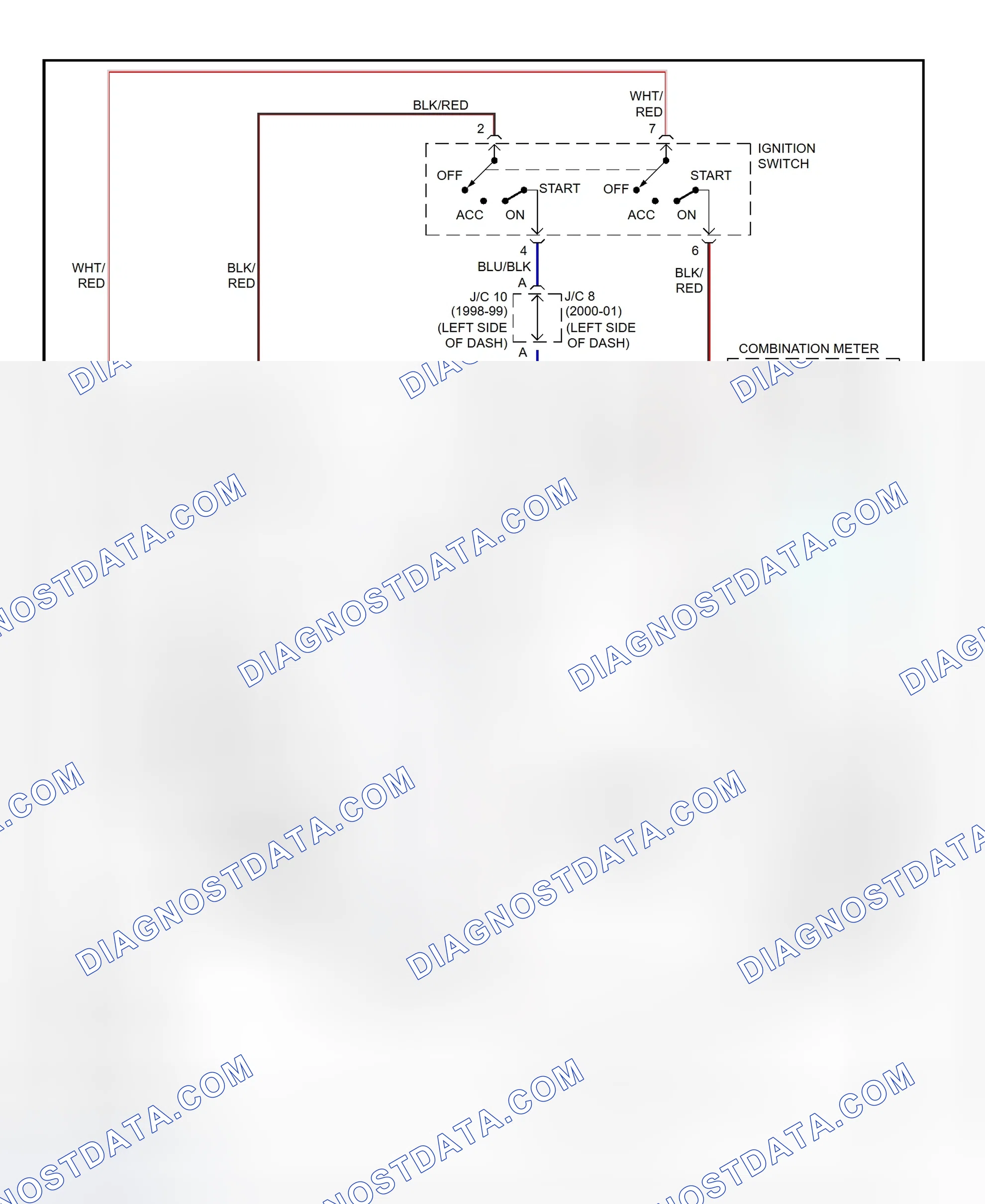 Scheme 6: Charging System Wiring Diagram (Lexus LX470)