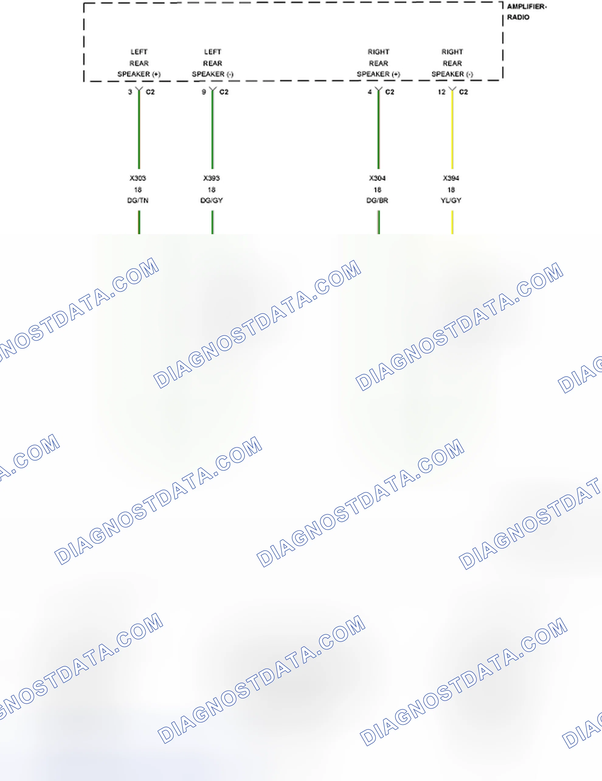 Scheme 23: B1475-CHANNEL 5 AUDIO SPEAKER OUTPUT CIRCUIT LOW