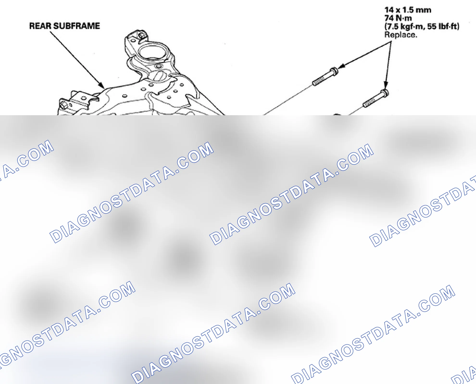 Scheme 108: Rear Differential Mount Replacement