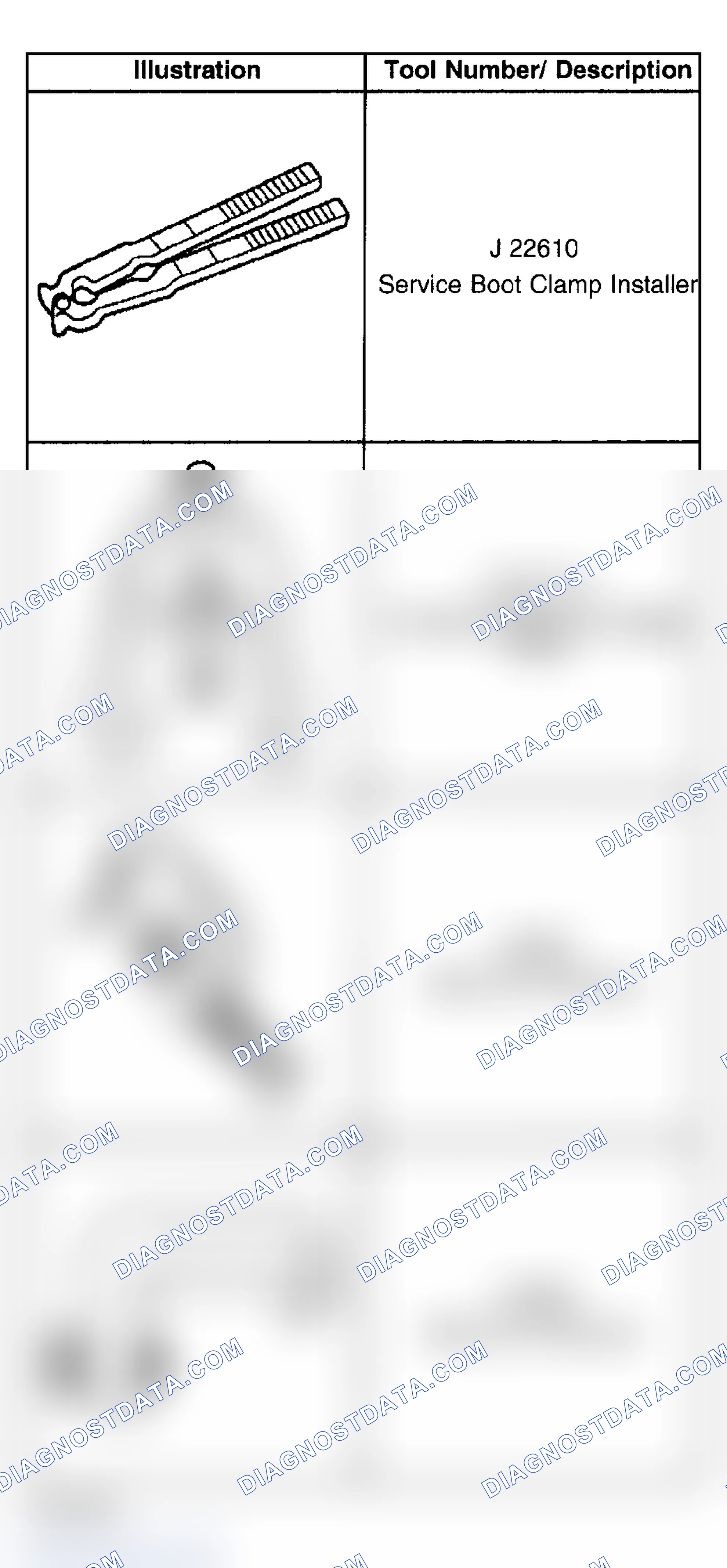 Scheme 146: Special Tools and Equipment