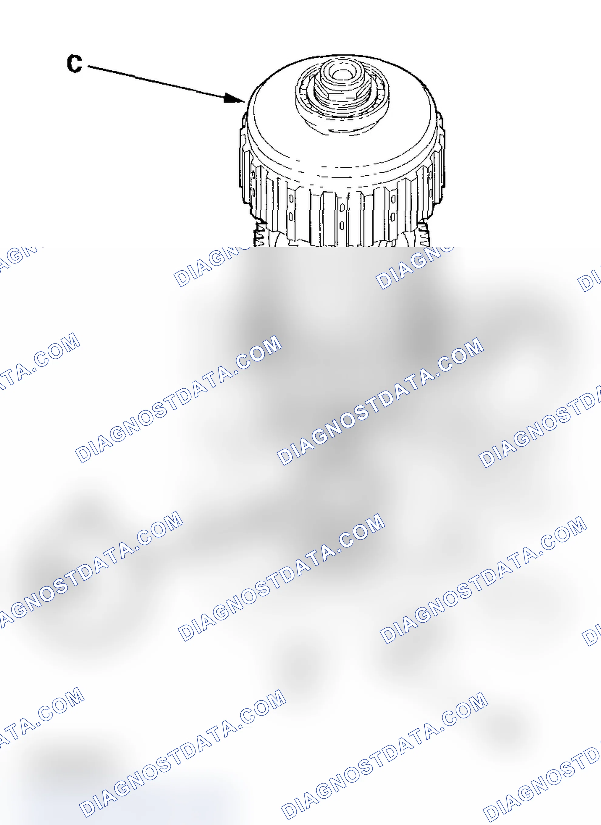 Scheme 516: Secondary Shaft Installation Height Inspection/Adjustment