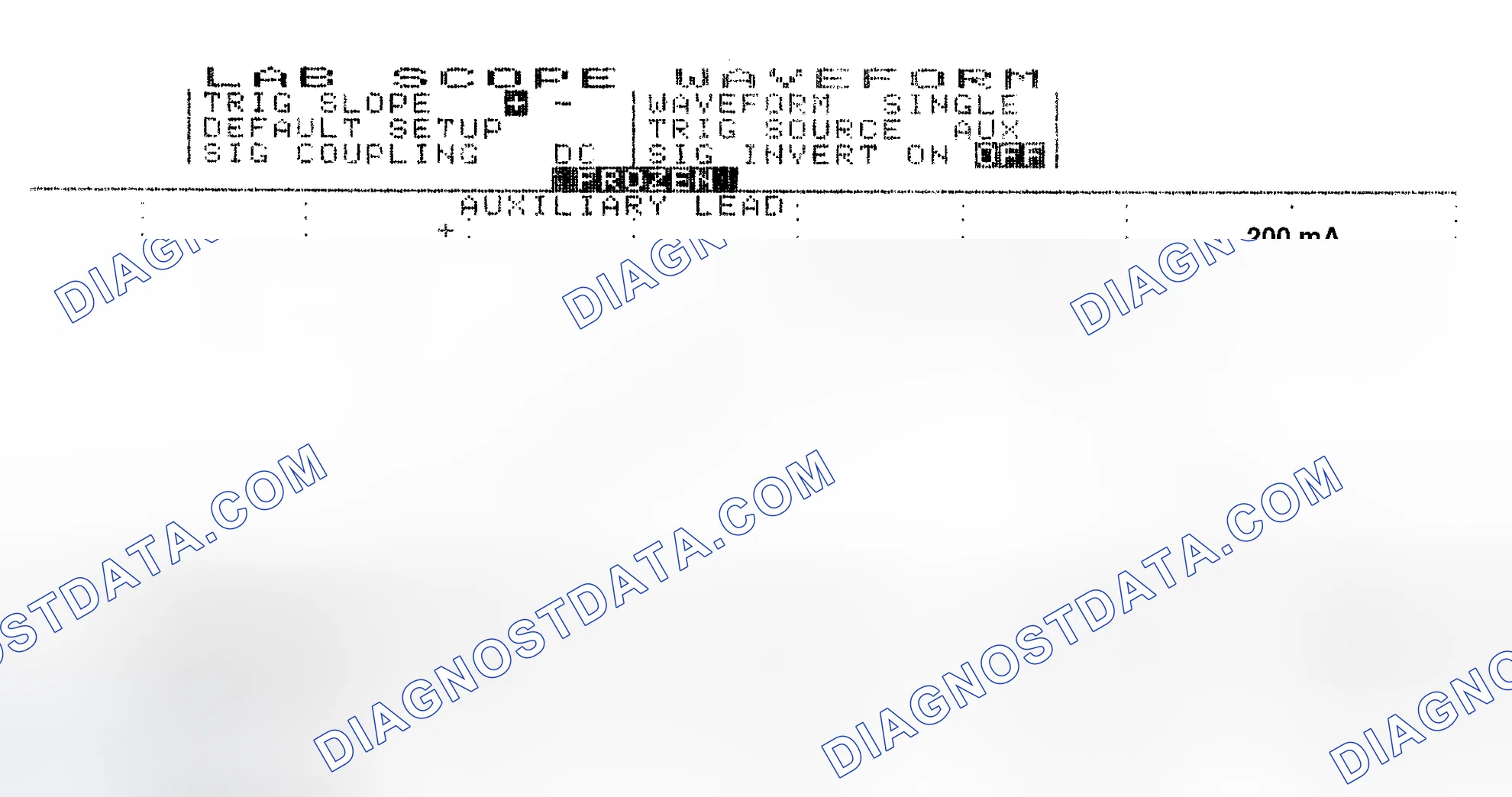 Scheme 13: Single Injector w/Normal Current Flow - Current Pattern