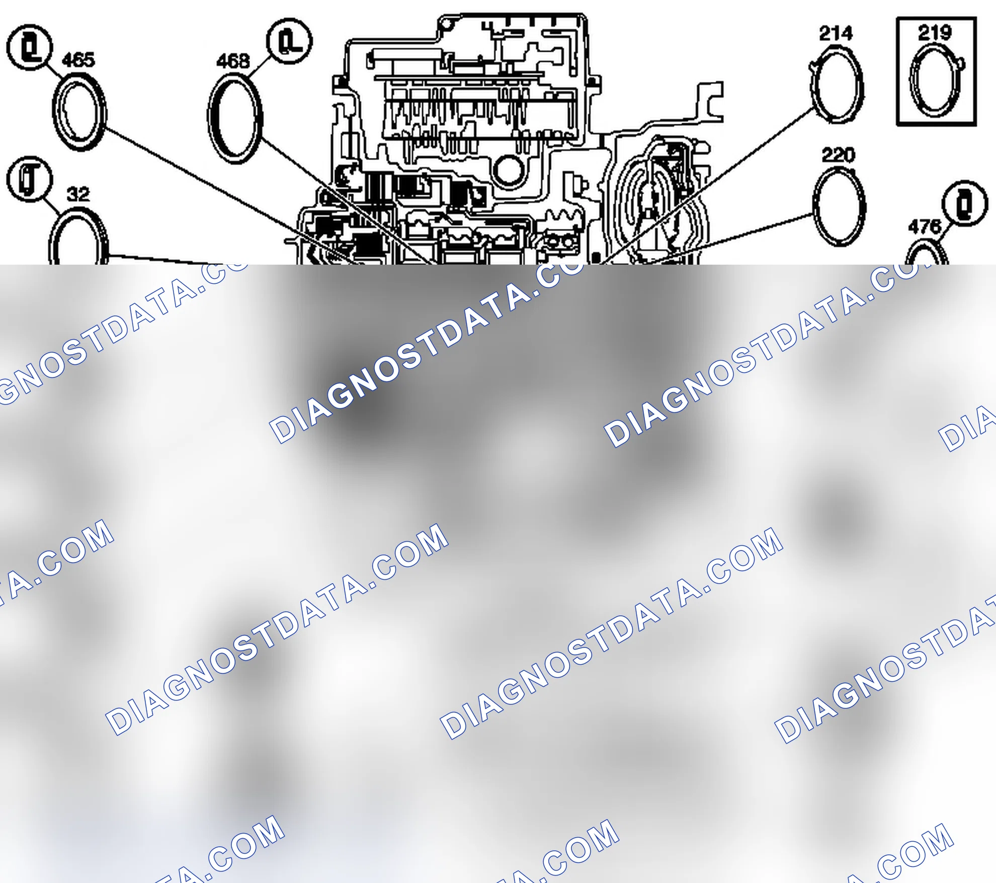 Scheme 103: Bushing, Bearing, and Washer Locations