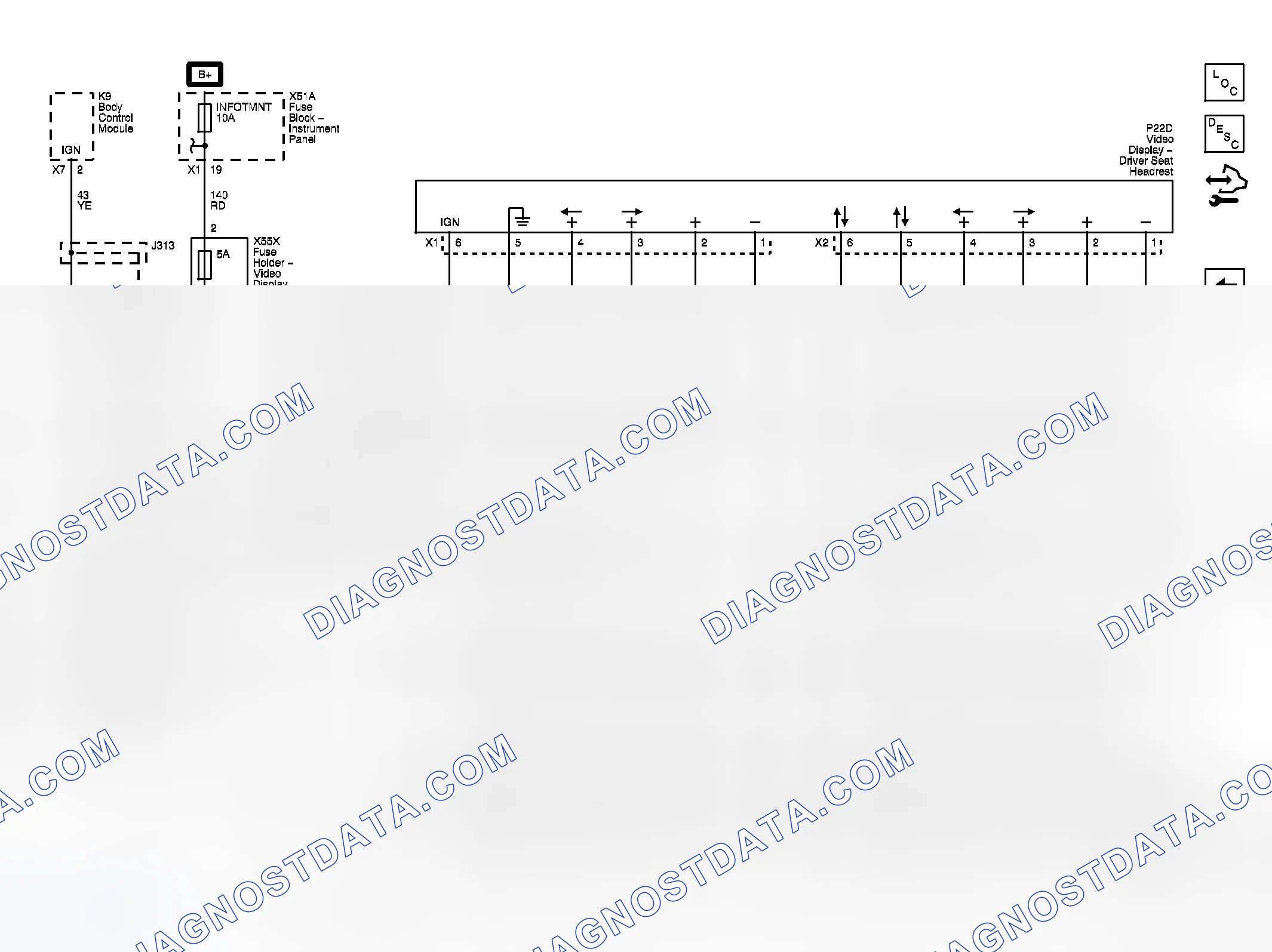 Scheme 14: Headrest DVD (SPO Accessory)