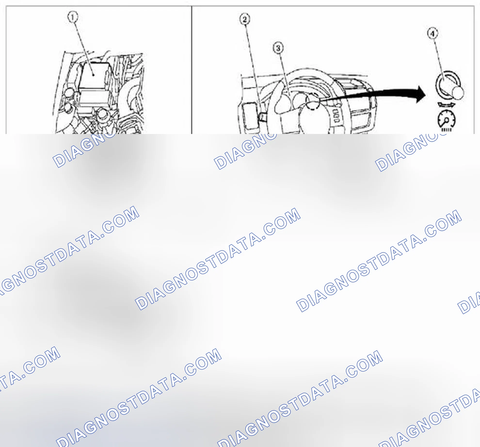 Scheme 23: Illumination Control System: Component Parts Location [With Power Door Locks]