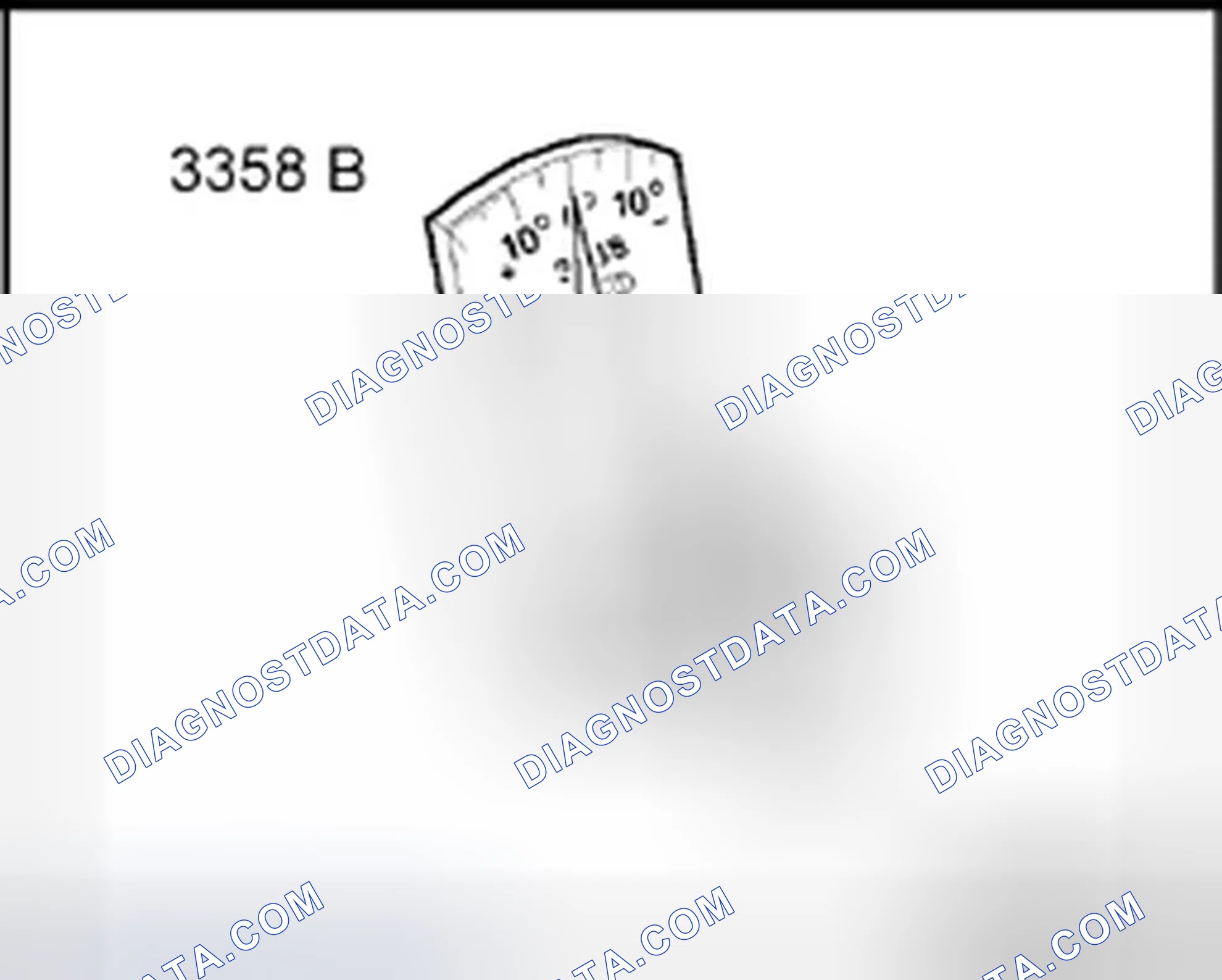 Scheme 100: Windshield wiper blades, checking pitch angle, adjusting if necessary (vehicles without aero-wipers