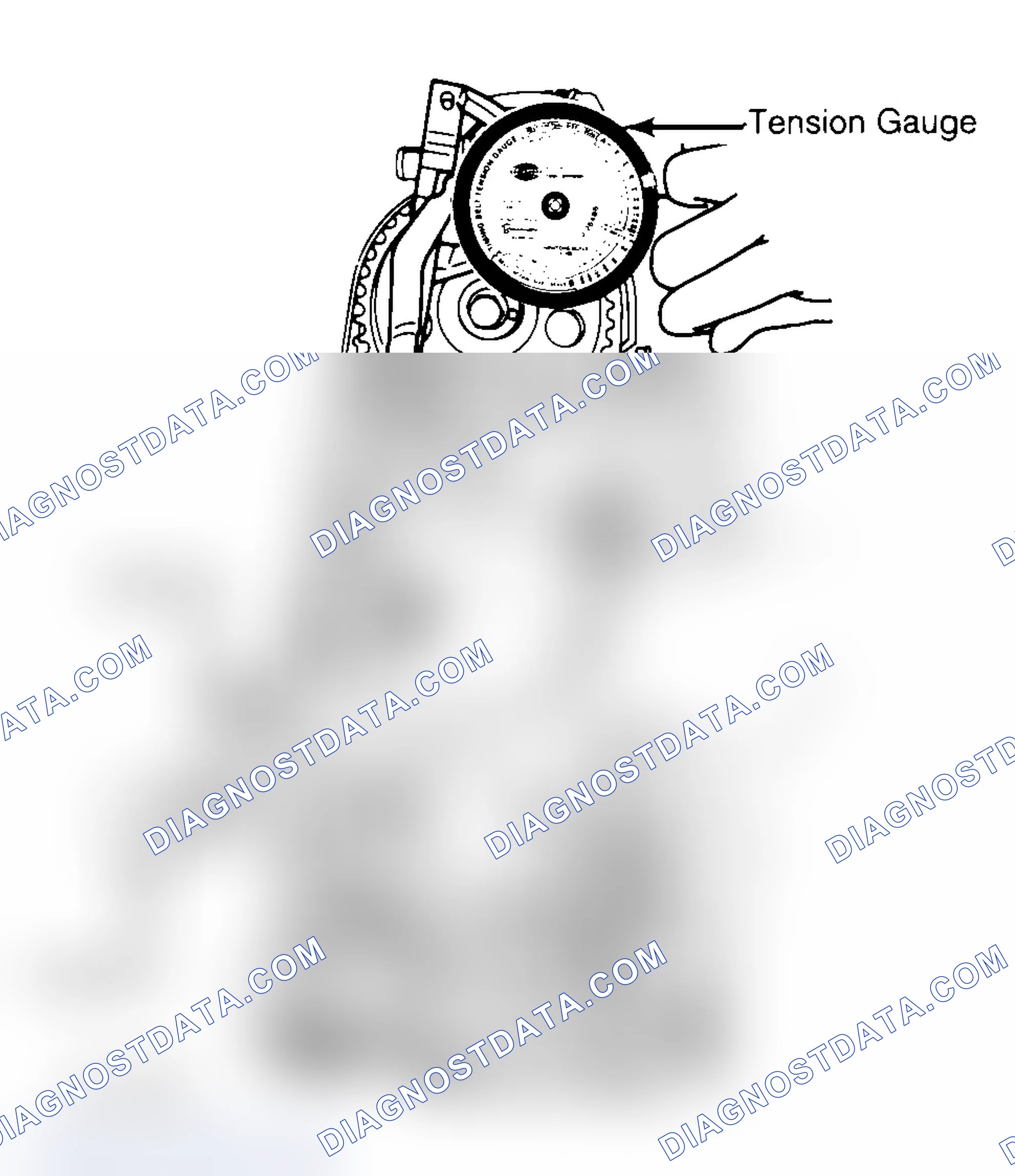 Scheme 28: Adjusting Typical Timing Belt Tension