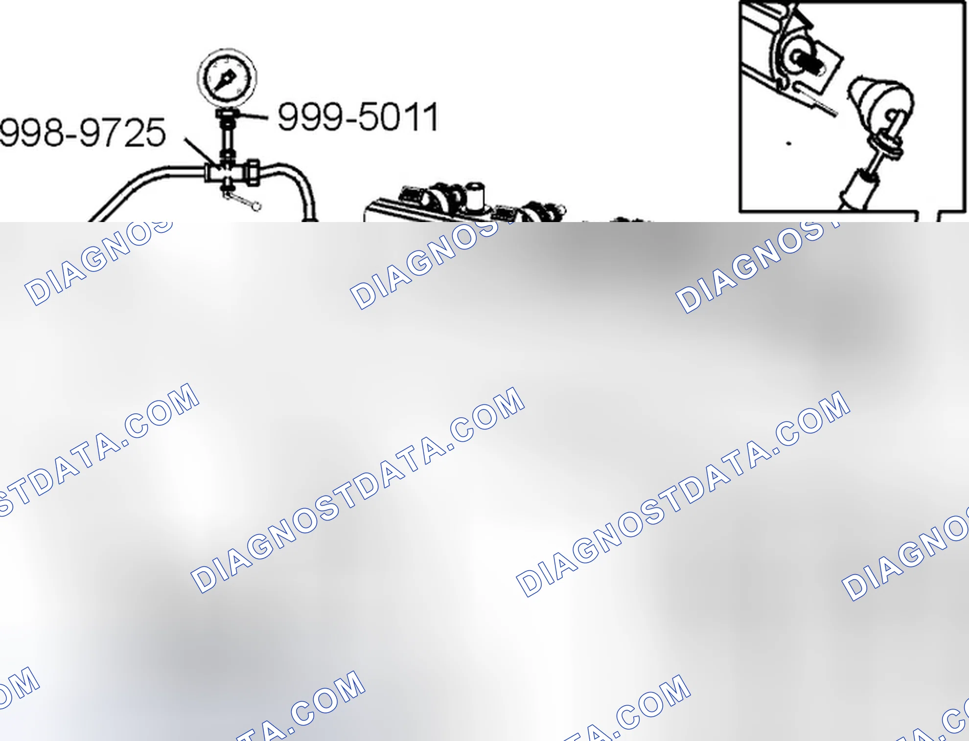 Scheme 747: Connect pressure gauge