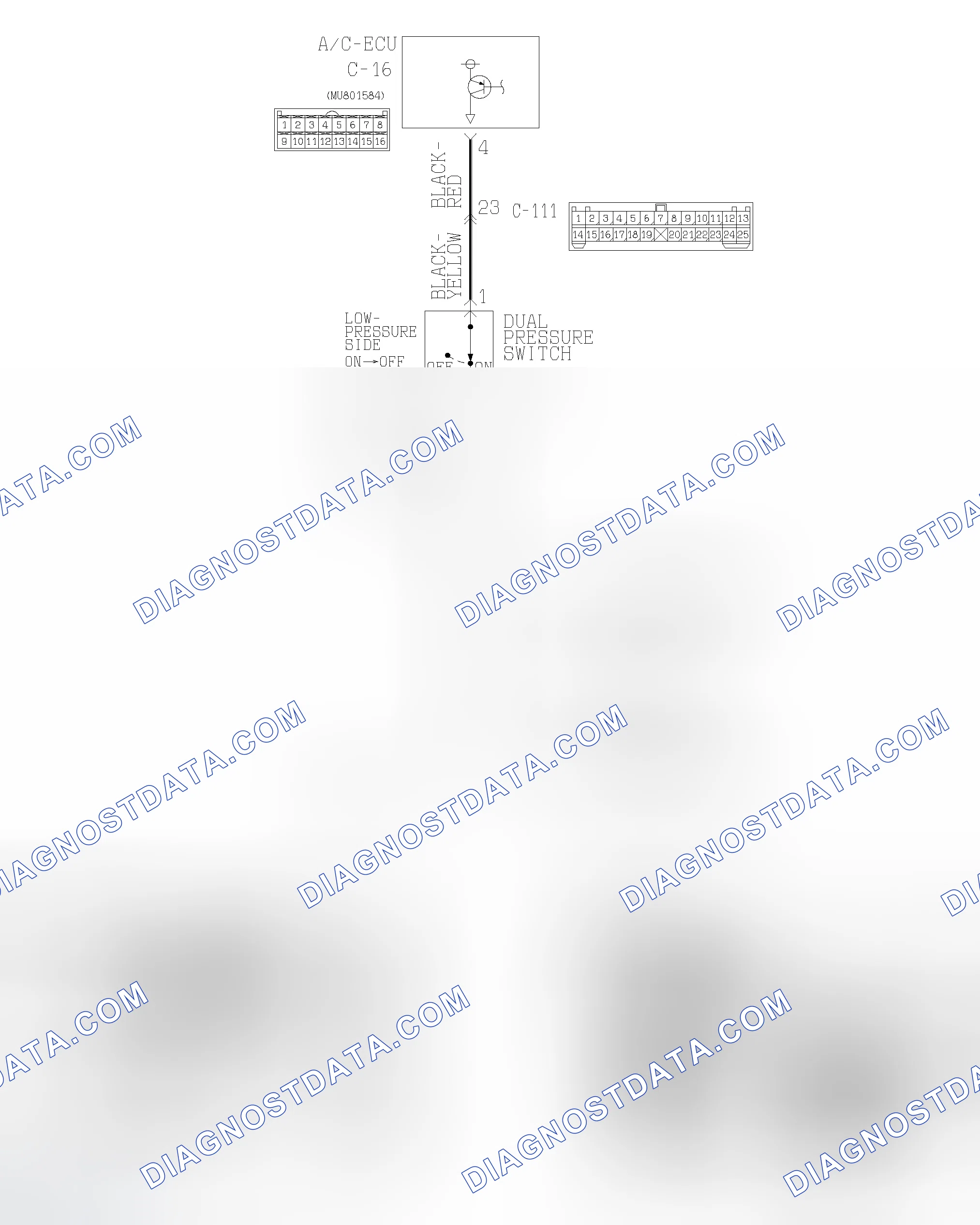 Scheme 745: INSPECTION PROCEDURE 15: Vehicle Shifts Differently with A/C Engaged