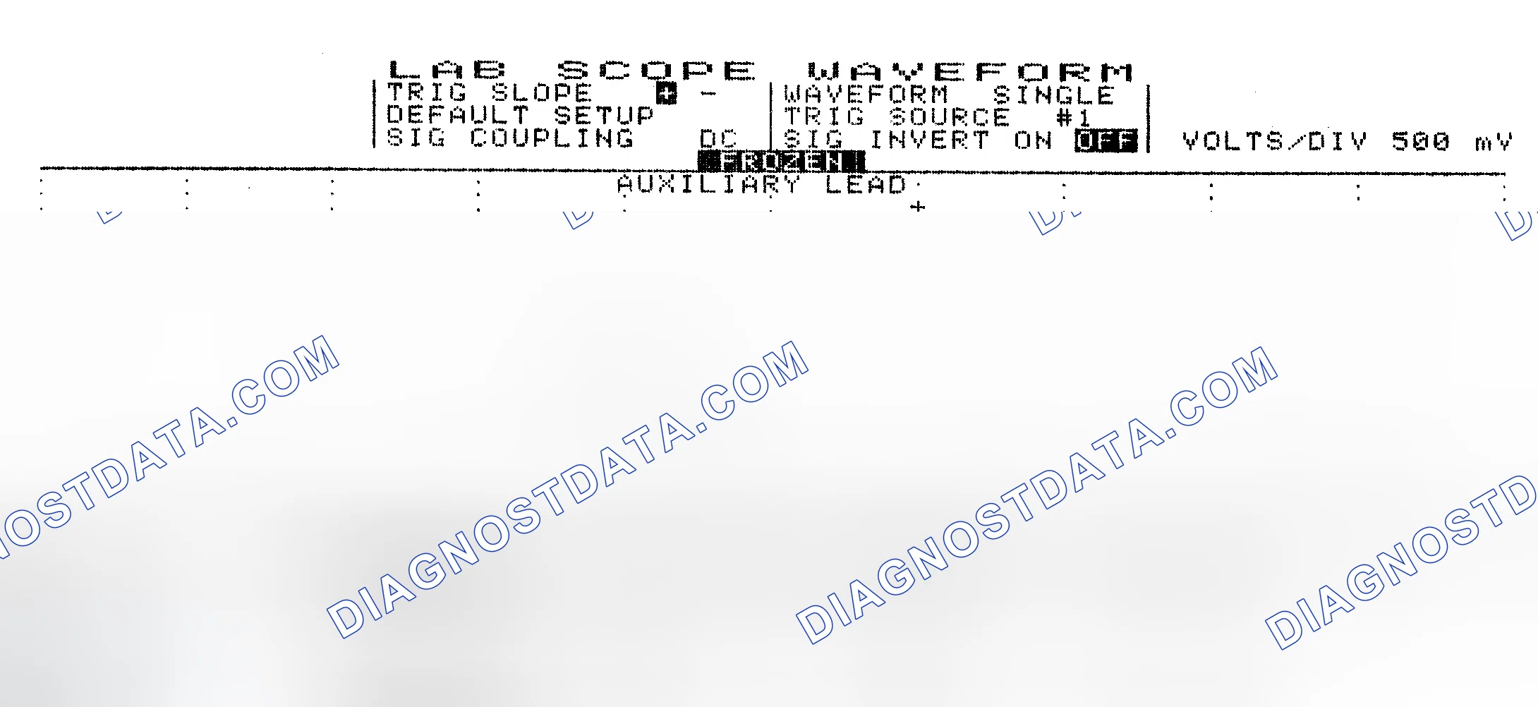 Scheme 10: Single Injector w/Excessive Current Flow - Current Pattern