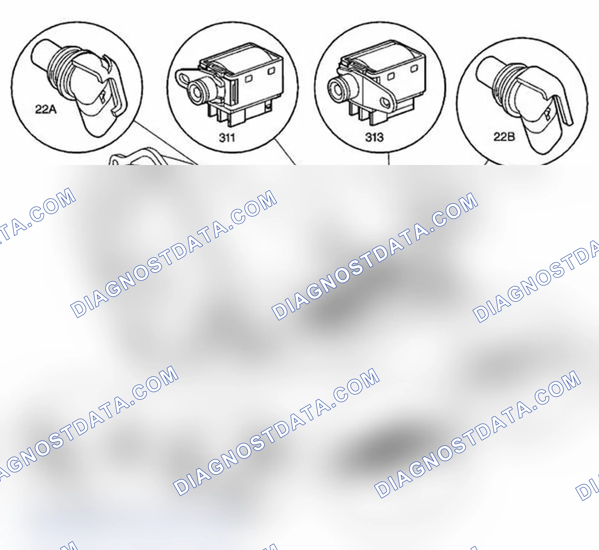 Scheme 227: Automatic Transmission Electronic Component Views