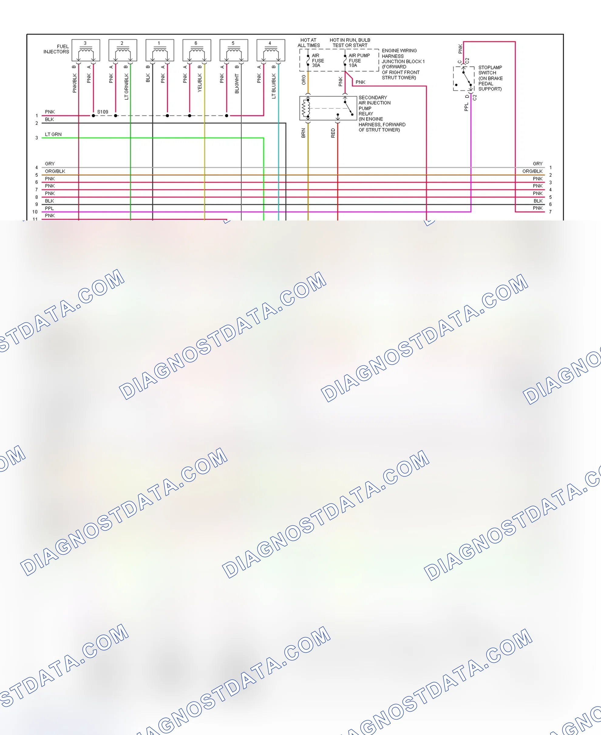 Scheme 126: PCM Wiring Diagram (Lumina - 3.1L - 2 Of 4)