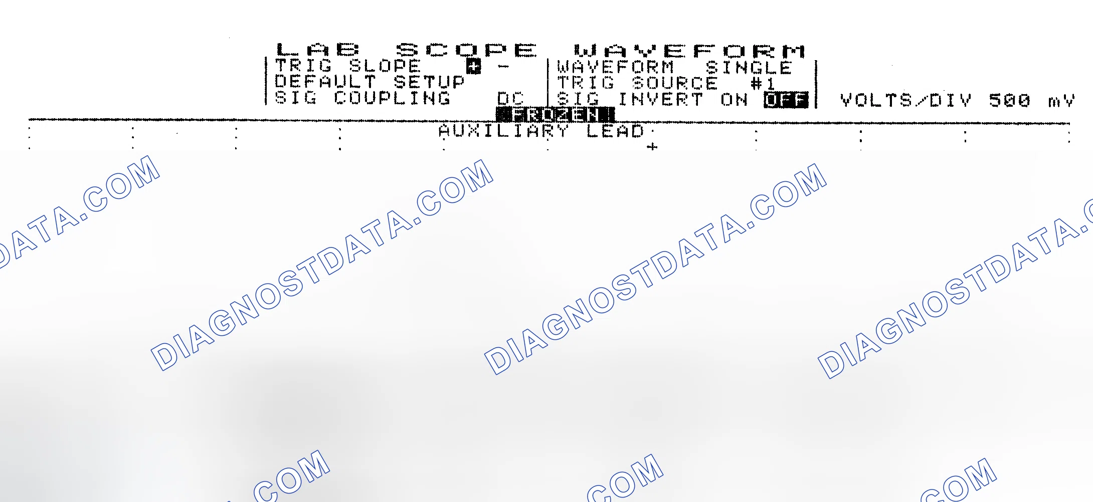 Scheme 10: Single Injector w/Excessive Current Flow - Current Pattern