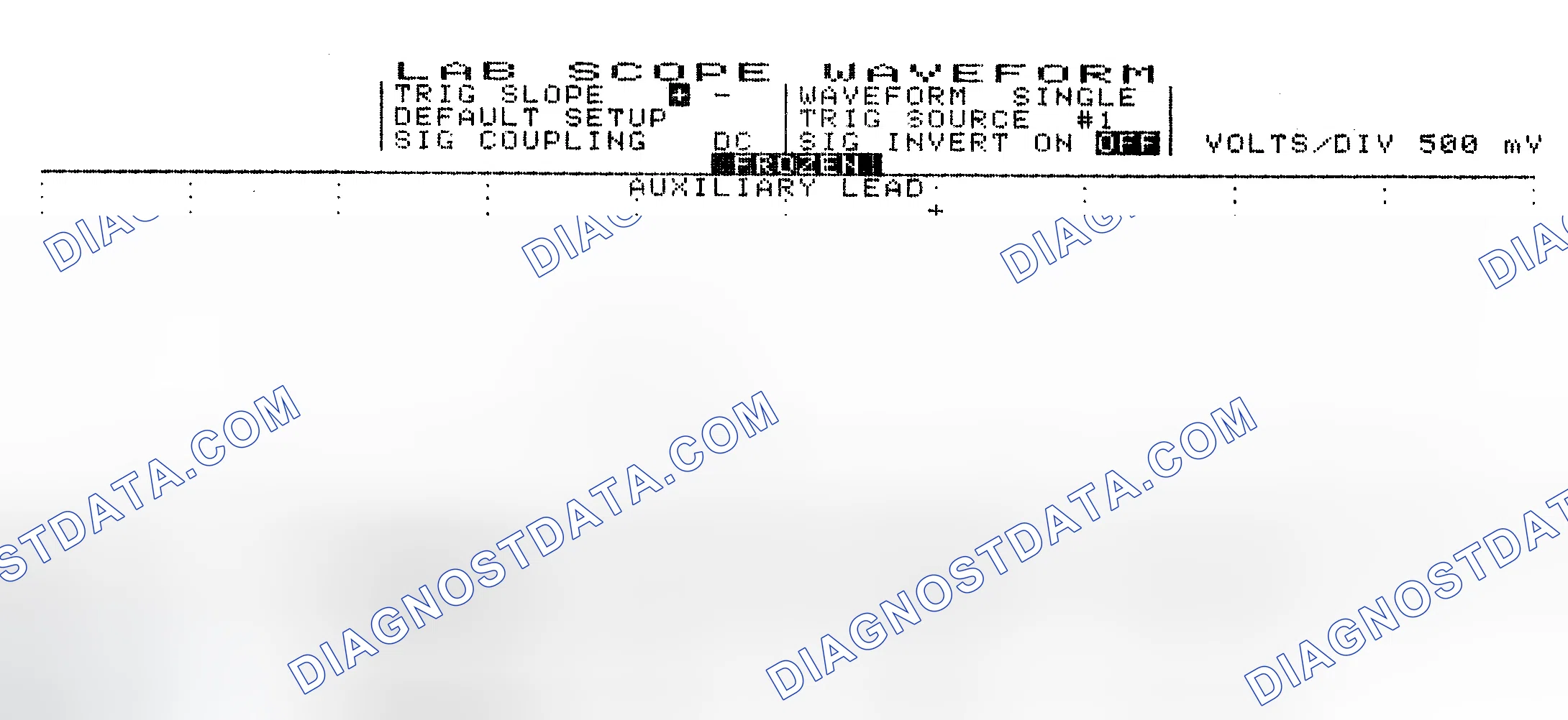 Scheme 10: Single Injector w/Excessive Current Flow - Current Pattern