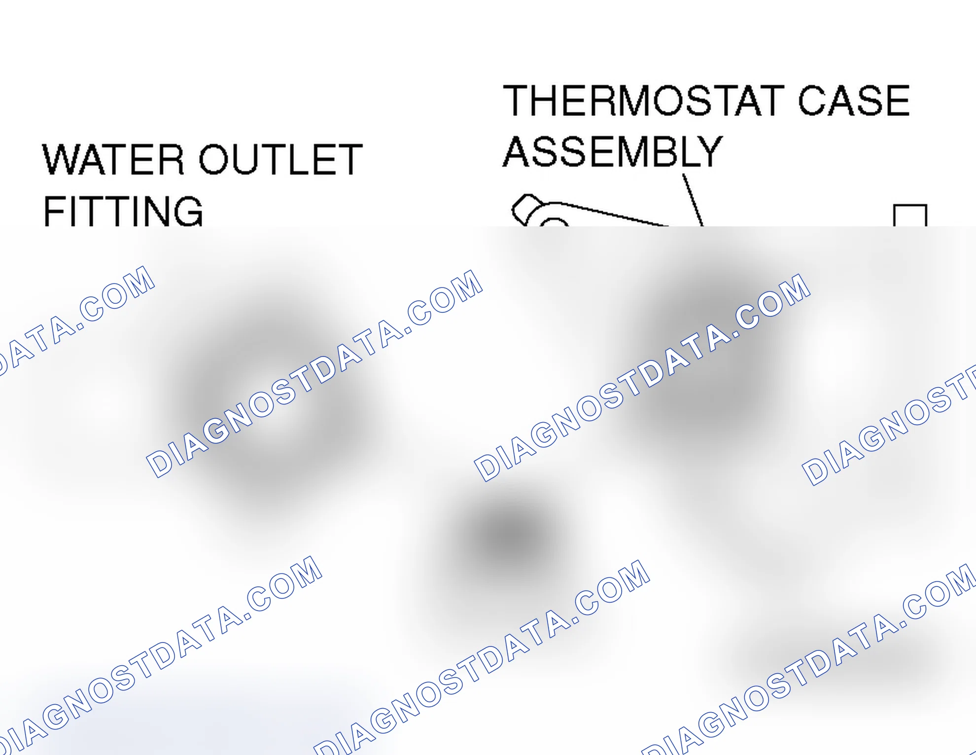 Scheme 78: >>B<< THERMOSTAT CASE ASSEMBLY/WATER OUTLET FITTING INSTALLATION