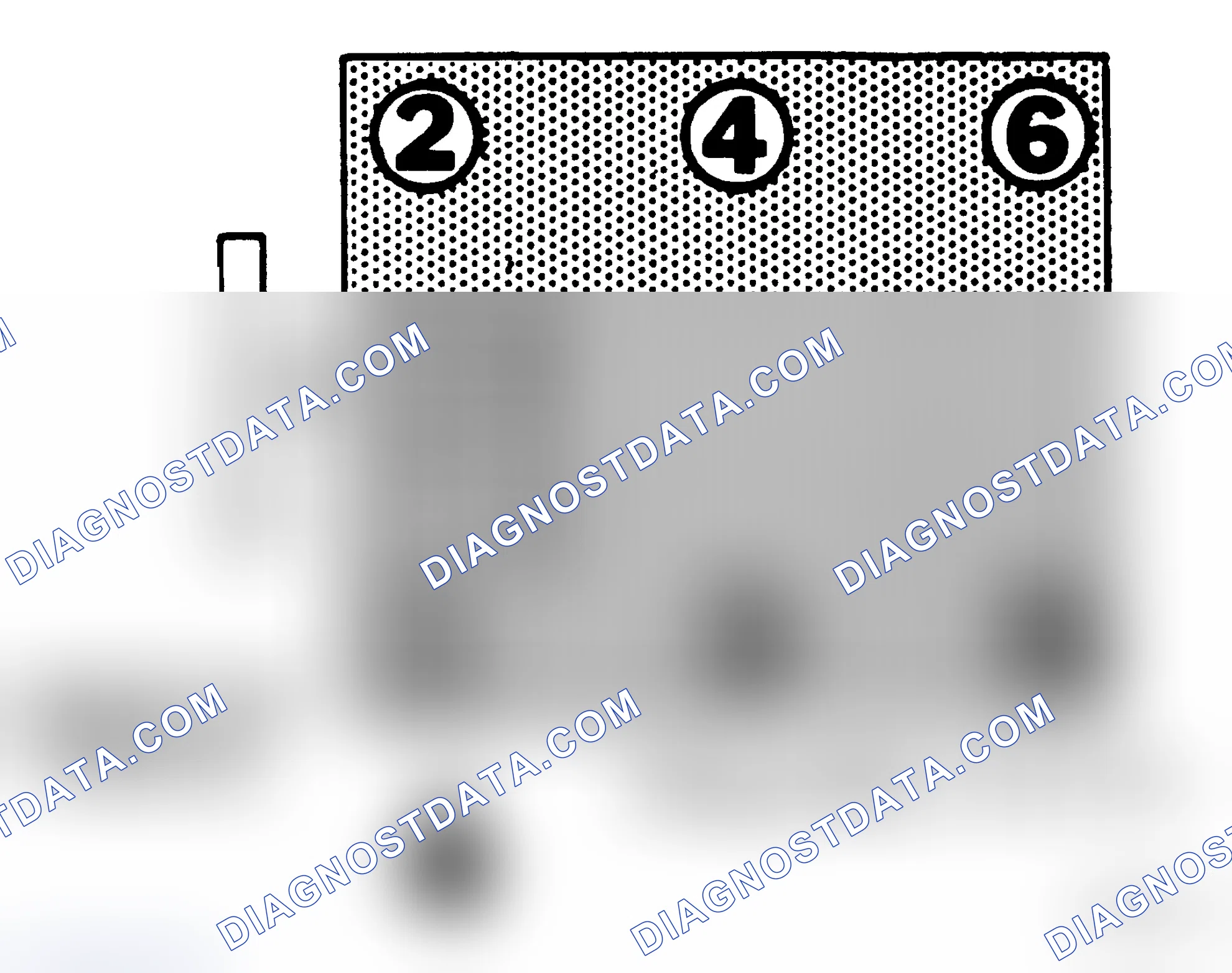 Scheme 5: 3.8L (VIN C) Firing Order & Timing Marks