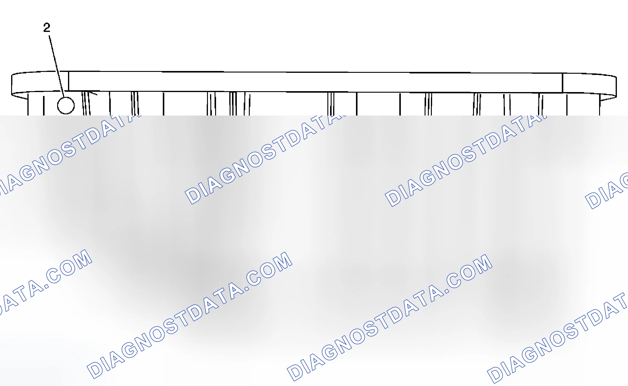 Scheme 118: Upper Oil Pan - Front View