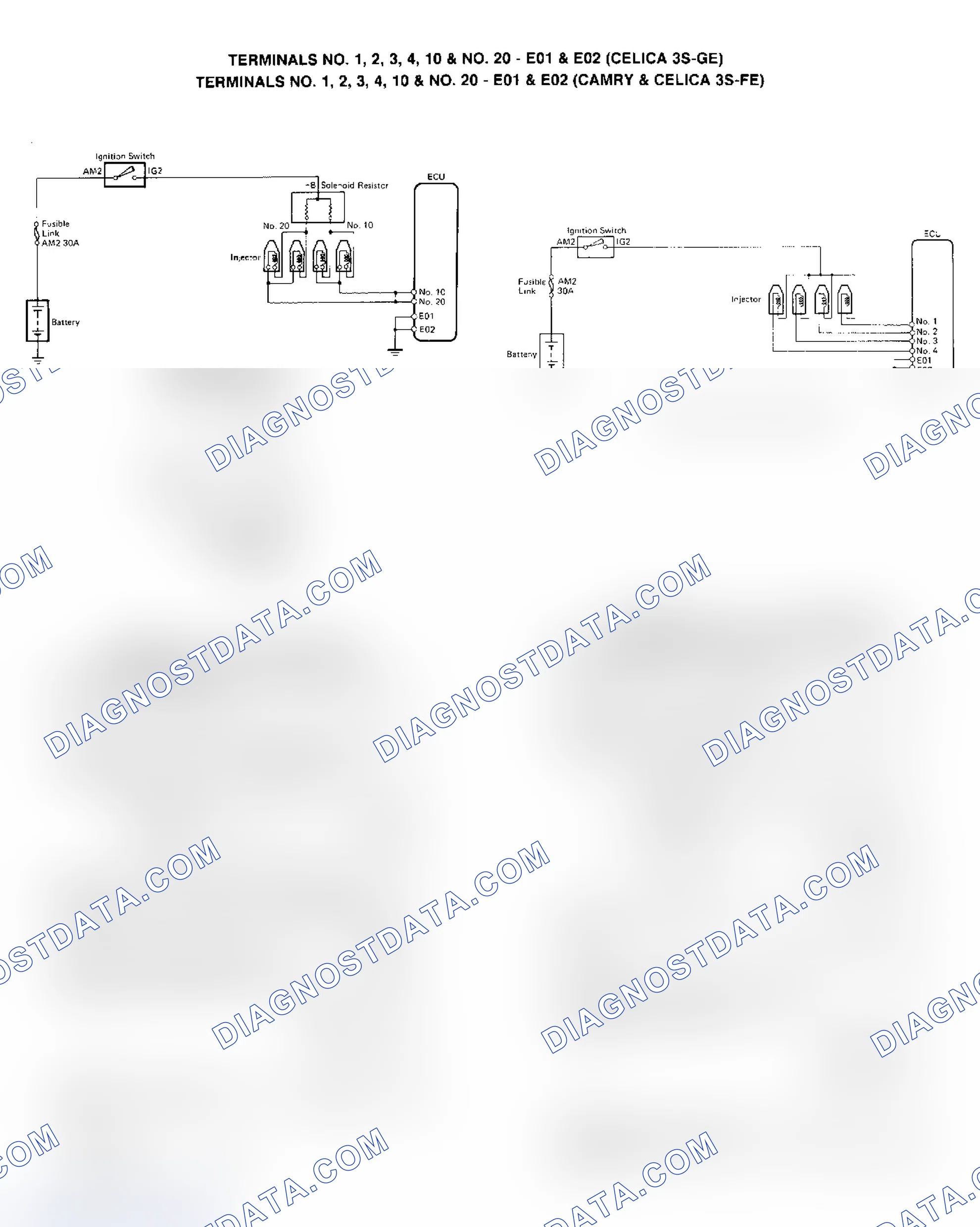 Scheme 79: Injector Circuits Check (3 Of 4)