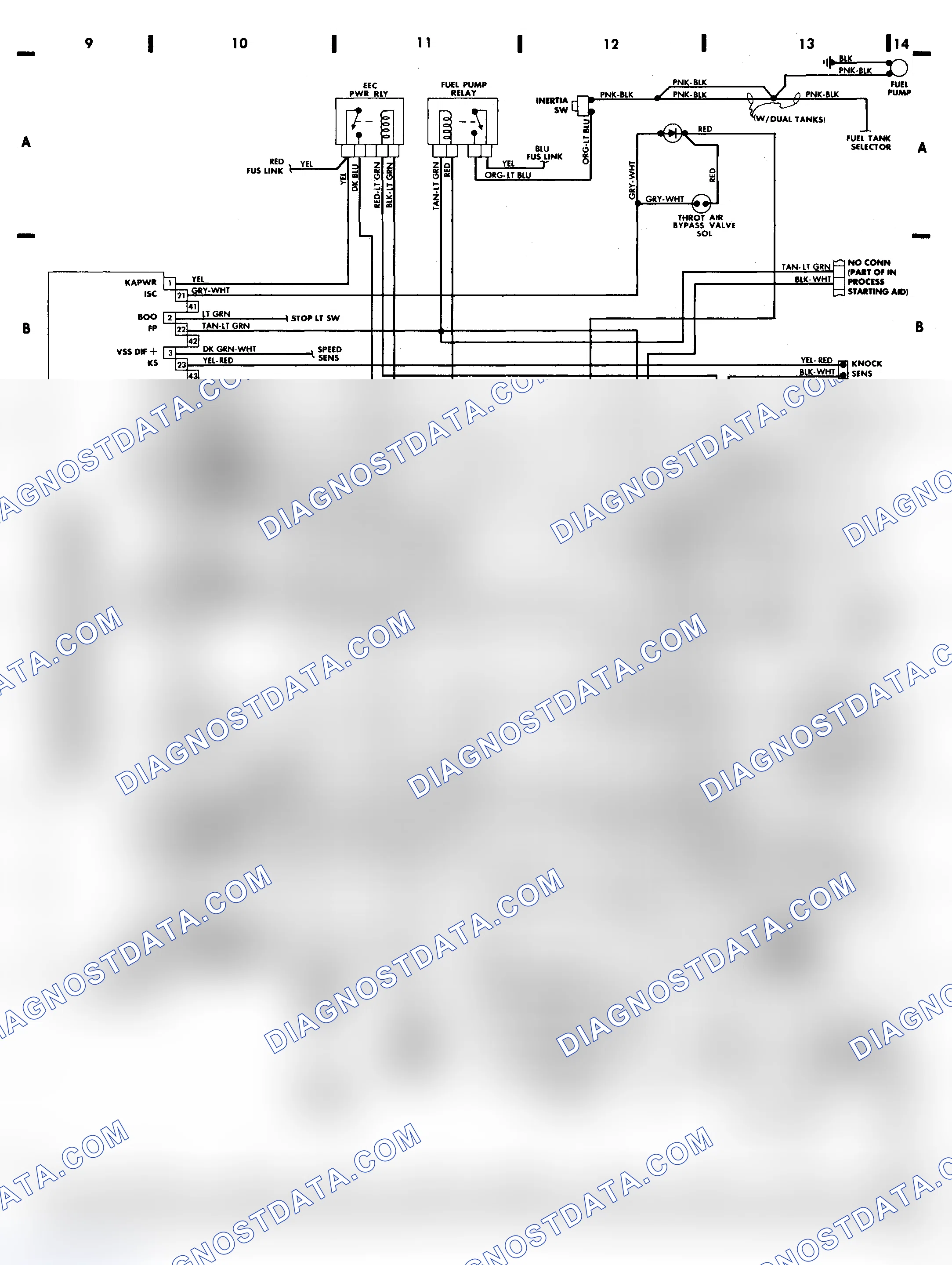 Scheme 94: Bronco II & Ranger 2.9L EFI EEC-IV Wiring Diagram