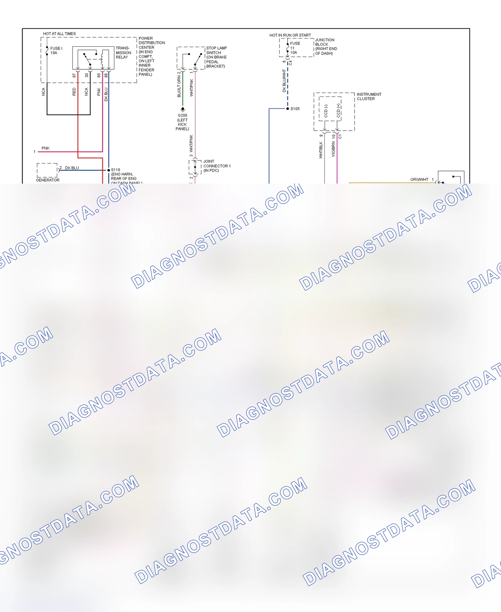 Scheme 48: PCM Wiring Diagram (Ram Pickup - 2500 & 3500 - 8.0L - 3 Of 3)