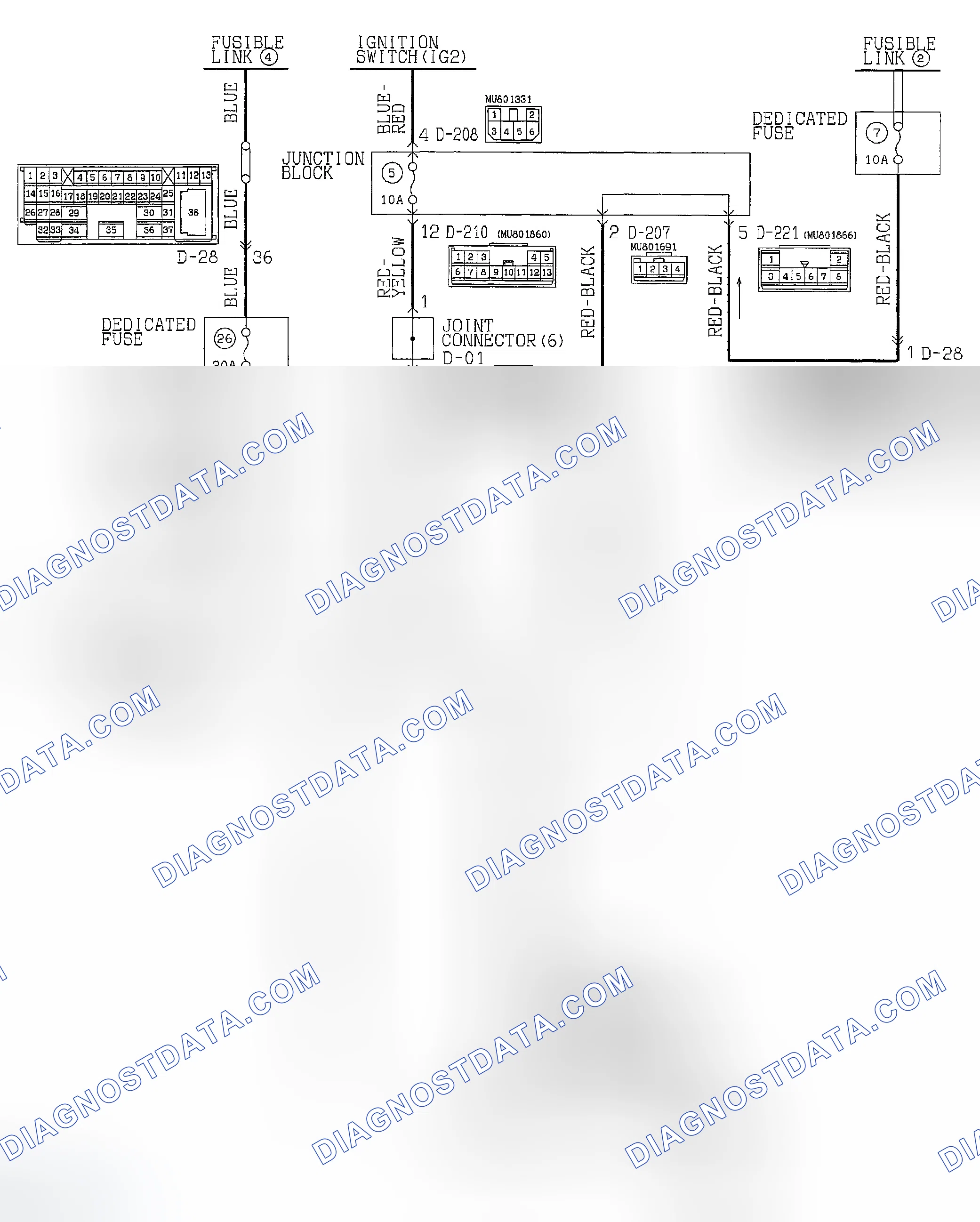 Scheme 7: CIRCUIT DIAGRAM & CONNECTOR IDENTIFICATION