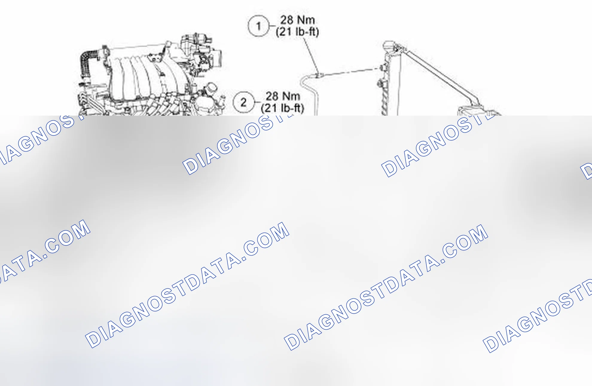 Scheme 31: Transmission Fluid Cooler Tubes - 3.0L