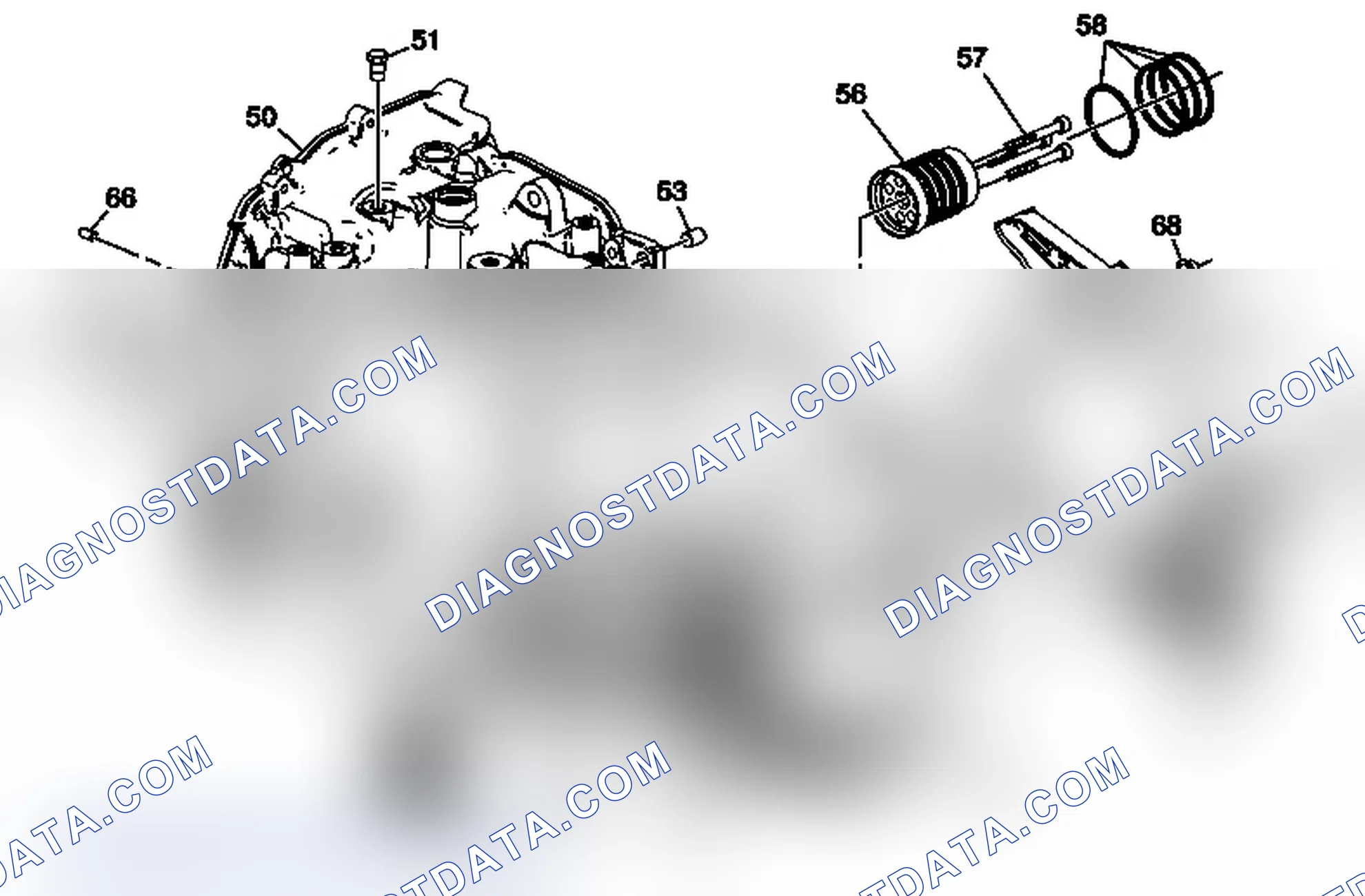Scheme 216: Transmission Case Assembly - 6T40/6T45/6T50 - Gen 1