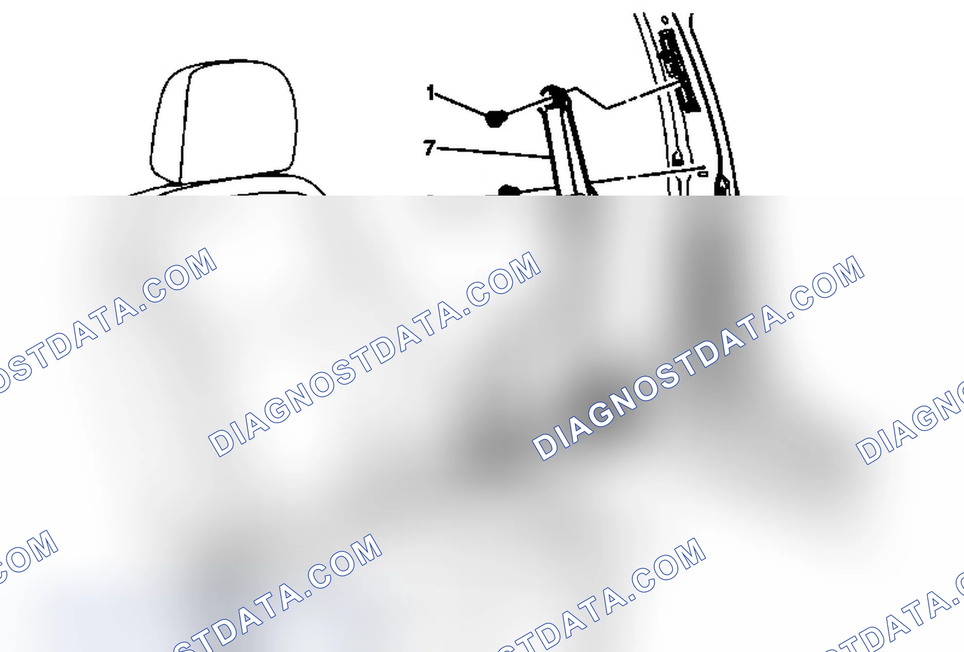 Scheme 13: Driver or Passenger Seat Retractor Side Belt Replacement