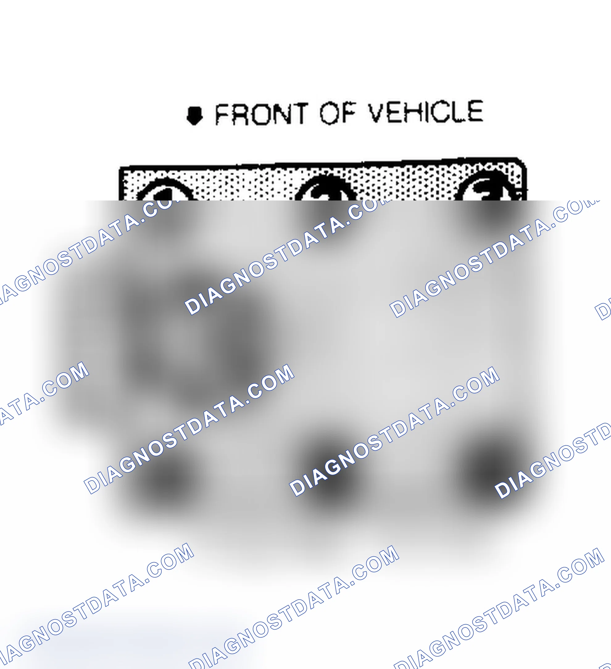Scheme 6: 3.8L Firing Order & Timing Marks (FWD)