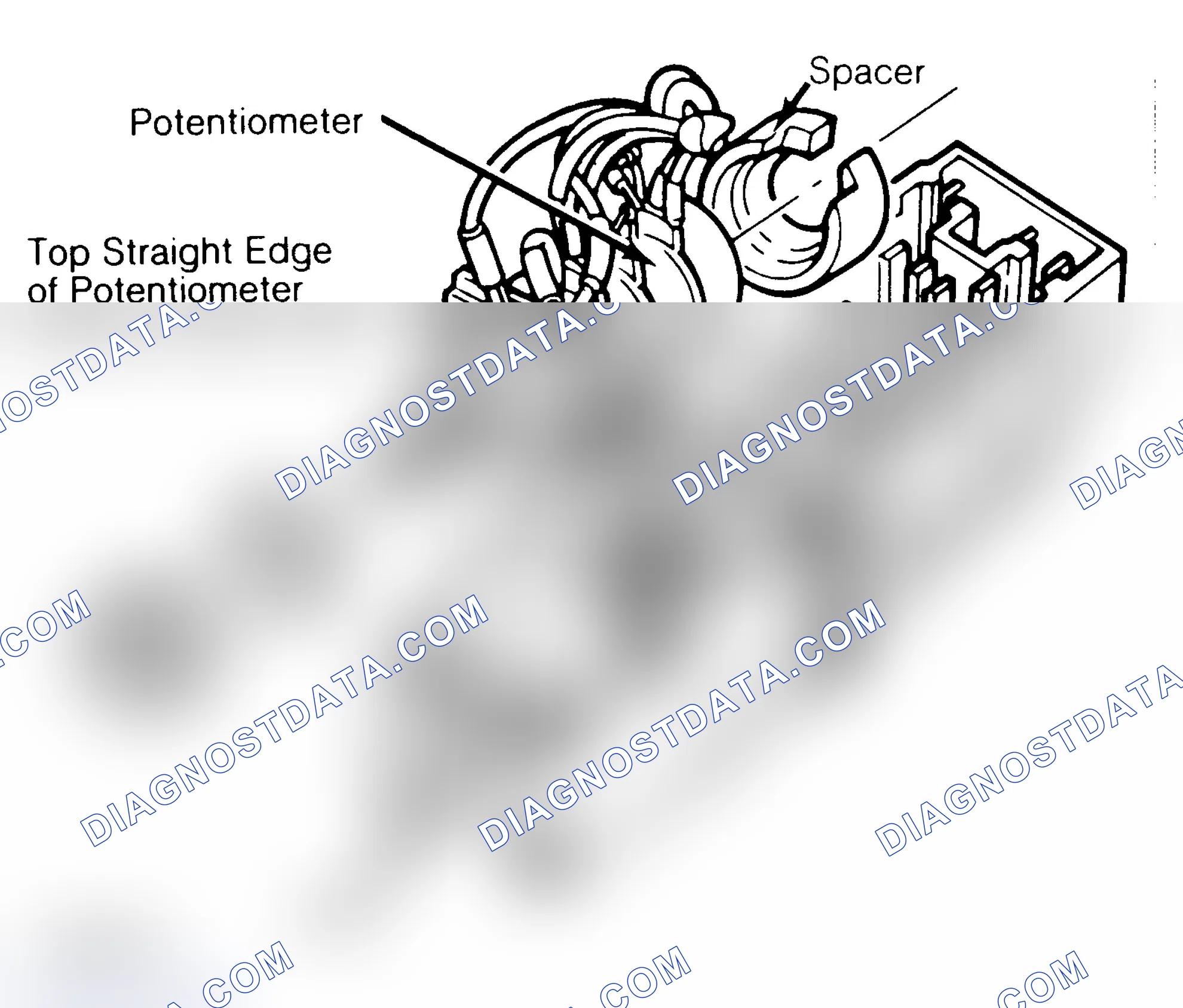 Scheme 1: Headlight Switch & Potentiometer Assembly Crown Victoria, Grand Marquis & Town Car shown; Other models similar.