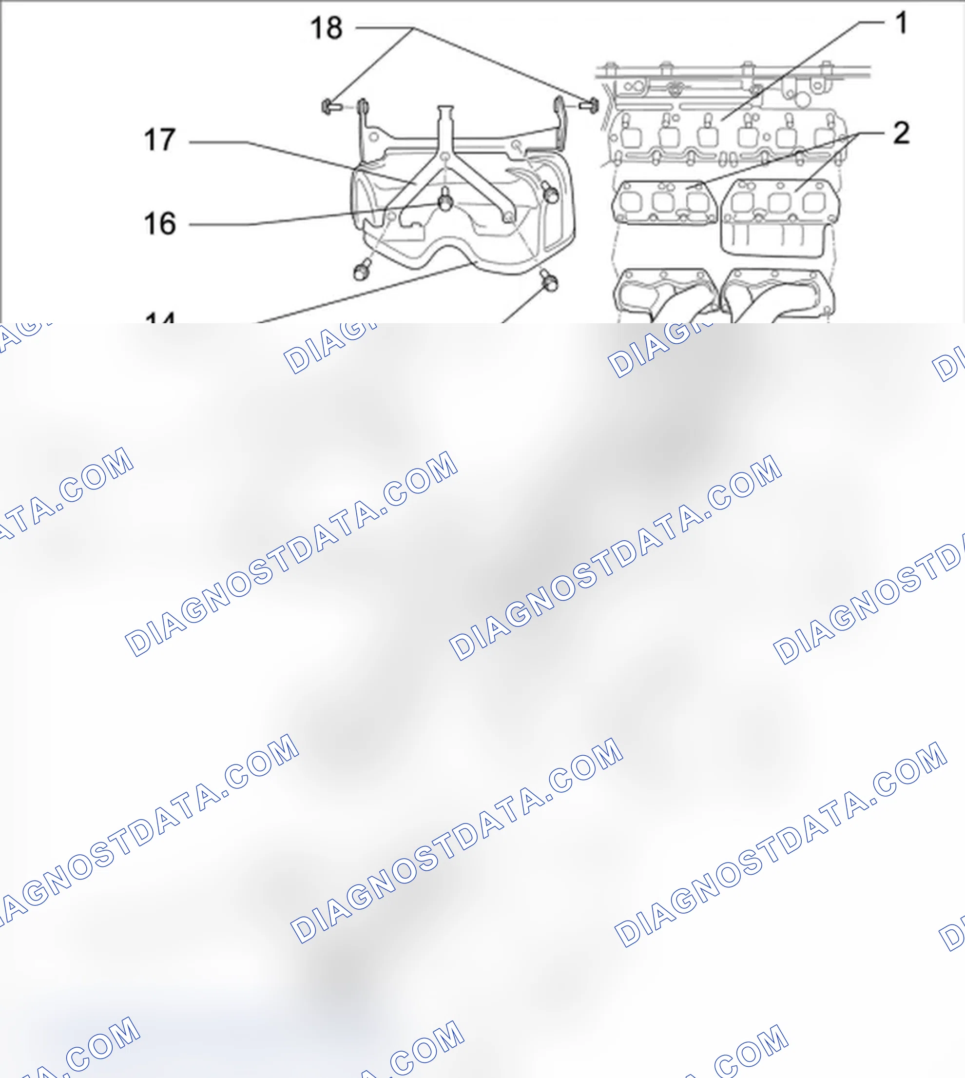 Scheme 127: Preliminary work: Removing oxygen sensors ahead of catalytic converter
