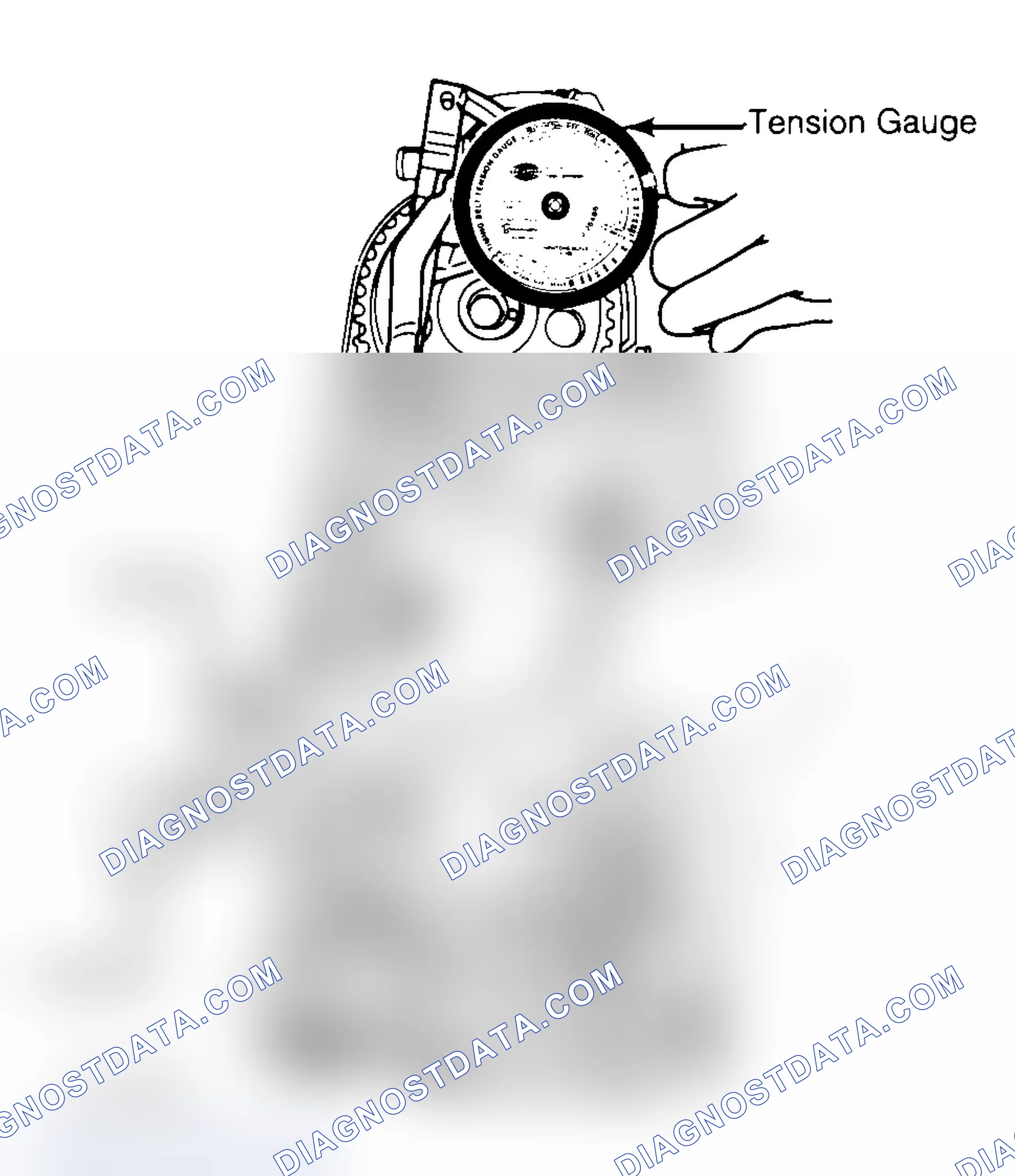 Scheme 28: Adjusting Typical Timing Belt Tension
