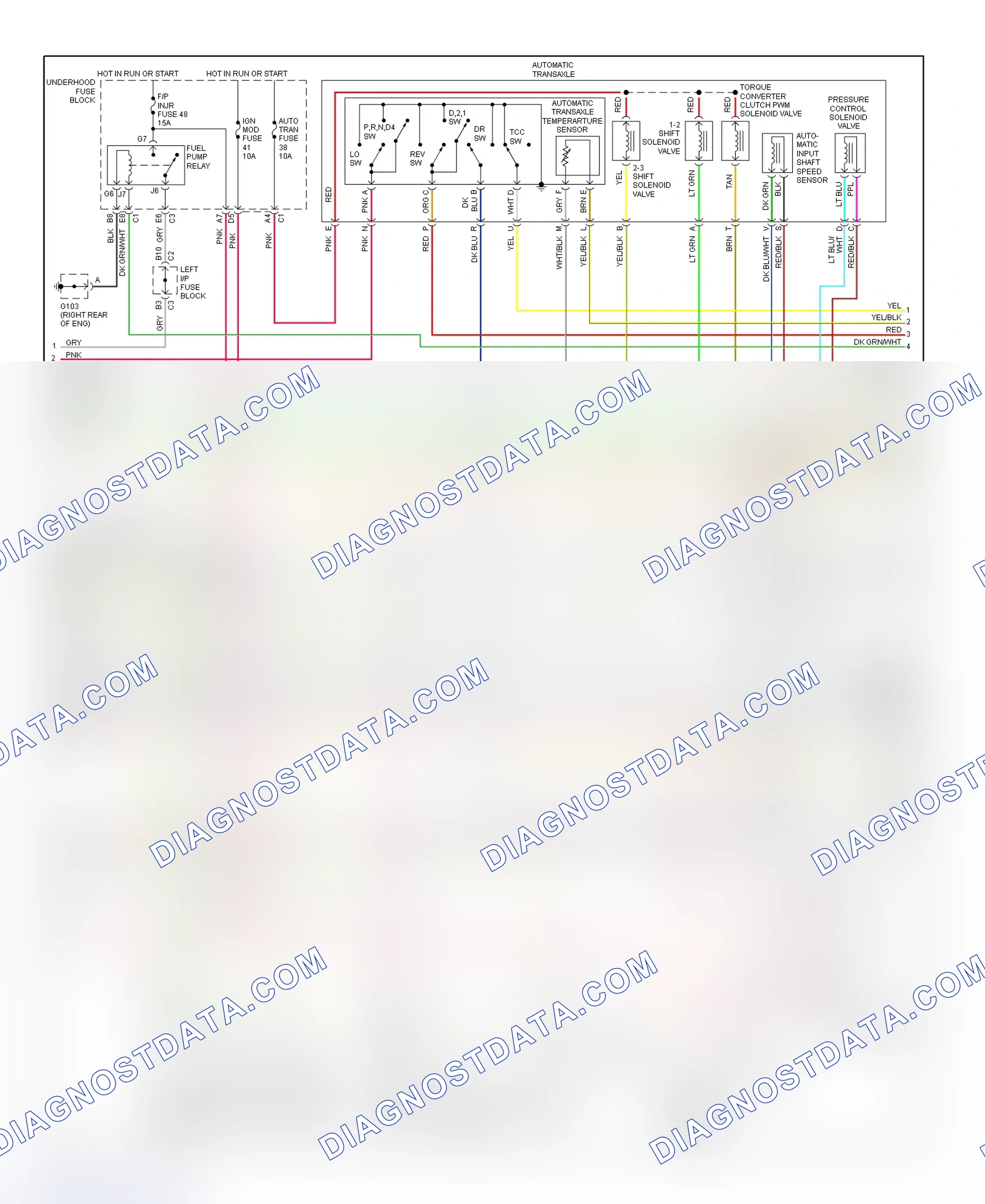Scheme 5: PCM Wiring Diagram (Alero & Grand Am - 3.4L - 2 Of 3)