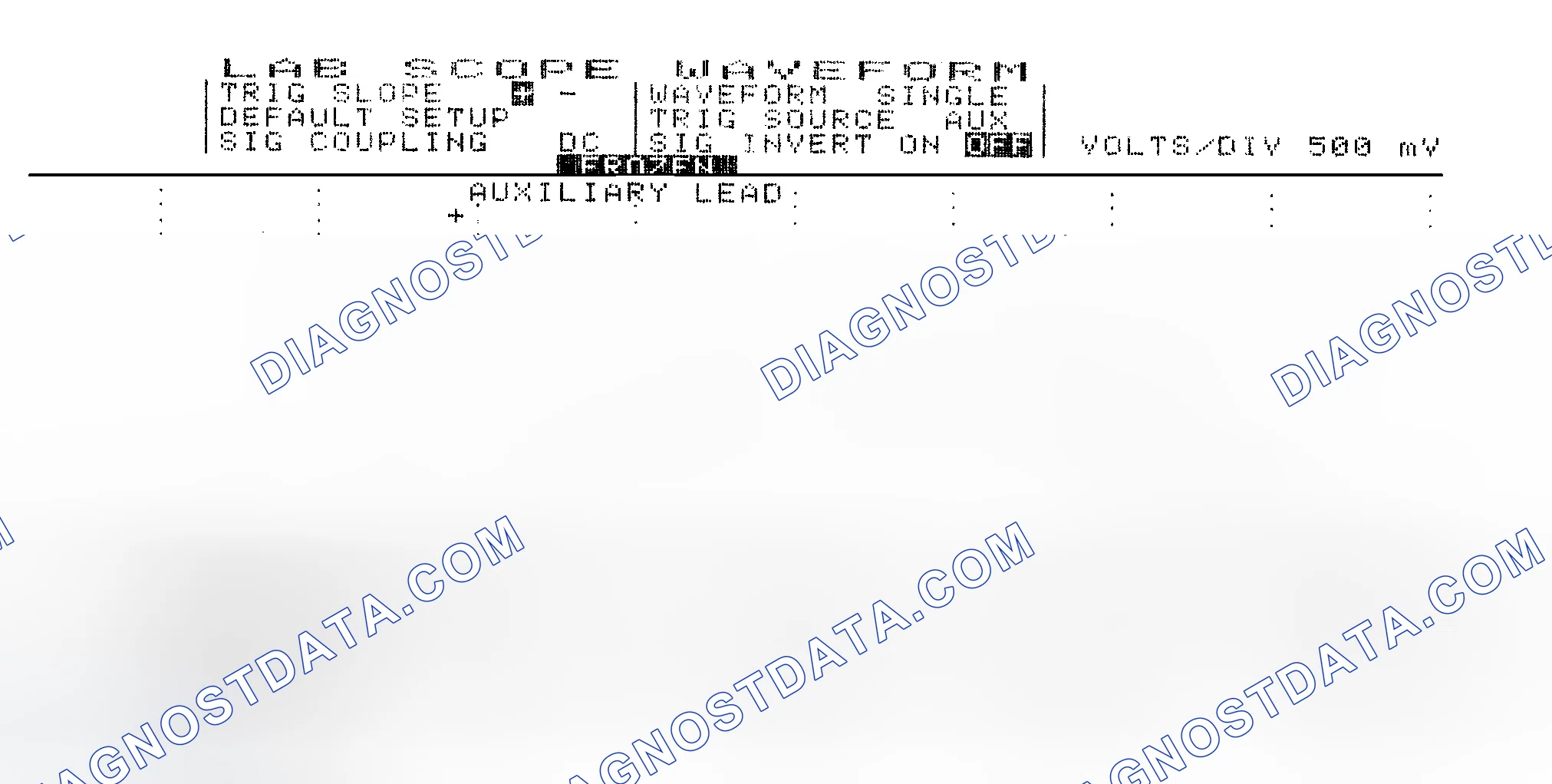 Scheme 14: Single Injector w/Excessive Current Flow - Current Pattern