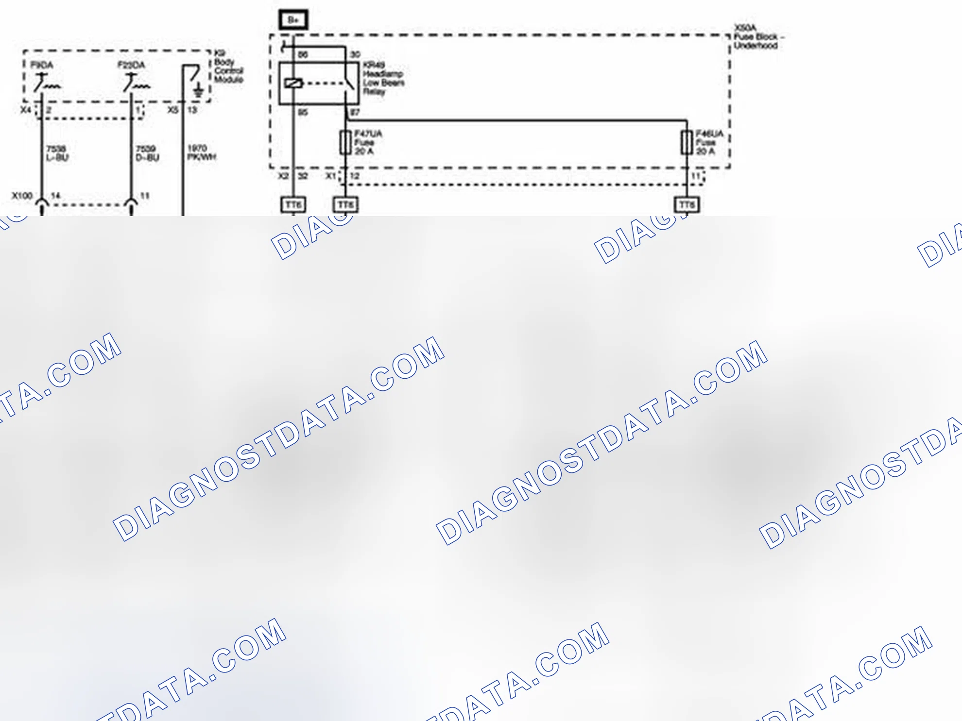 Scheme 49: Low Beams and Daytime Running Lamps