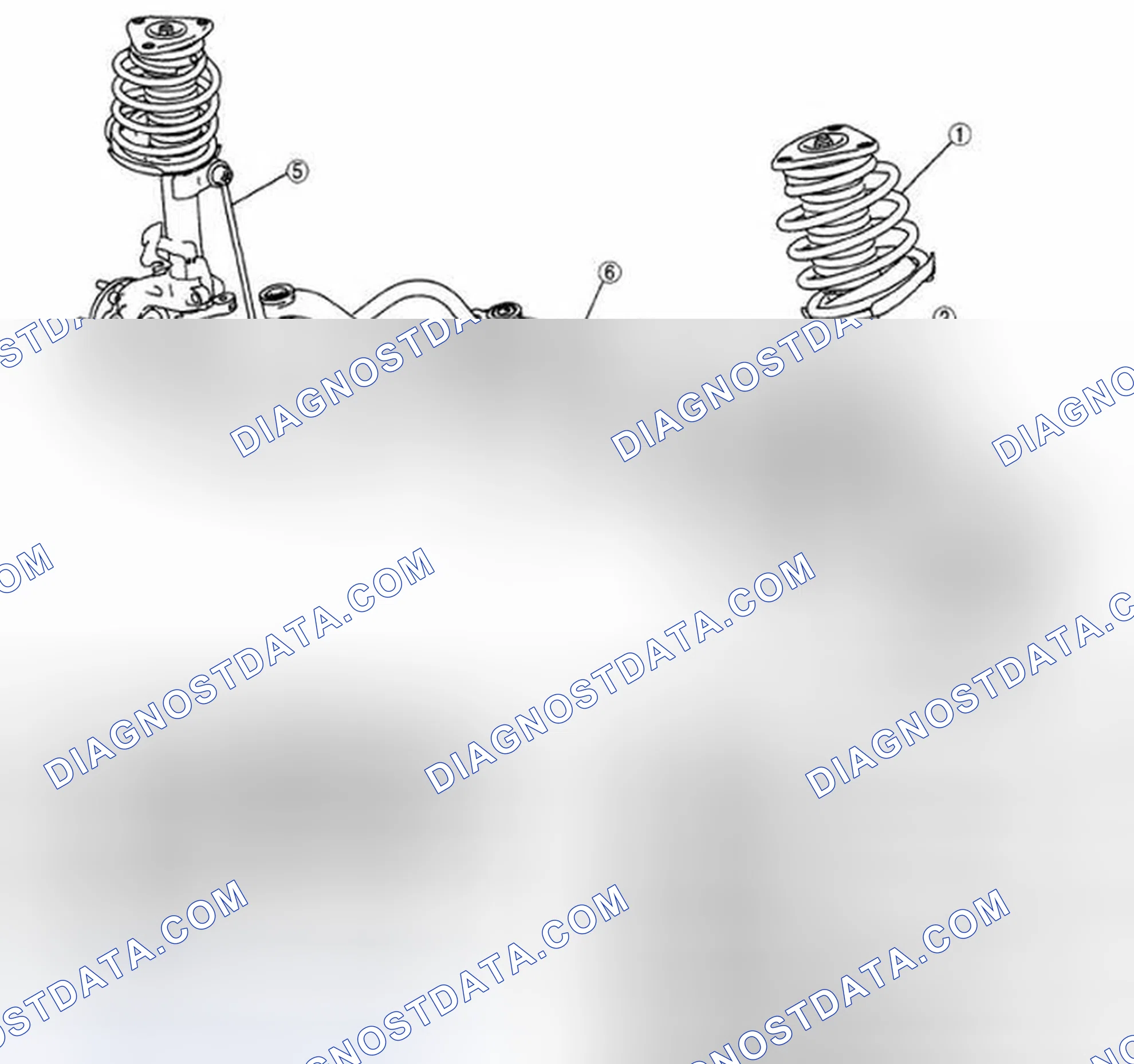 Scheme 2: FRONT SUSPENSION LOCATION INDEX