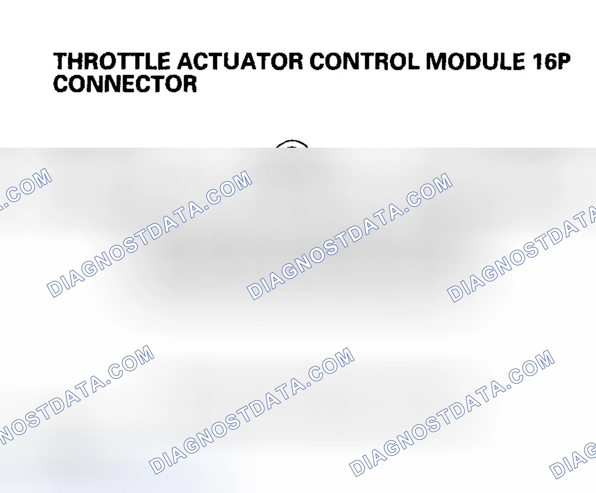 Scheme 184: DTC P2118: Throttle Actuator Current Range/Performance Problem