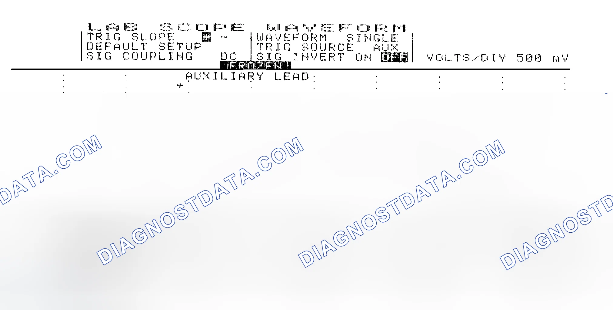 Scheme 14: Single Injector w/Excessive Current Flow - Current Pattern