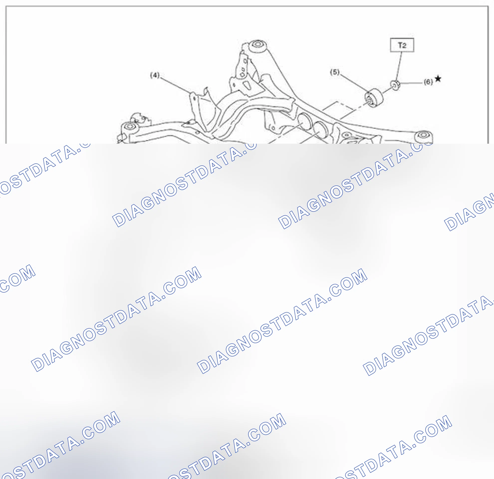 Scheme 173: REAR DIFFERENTIAL MOUNTING SYSTEM